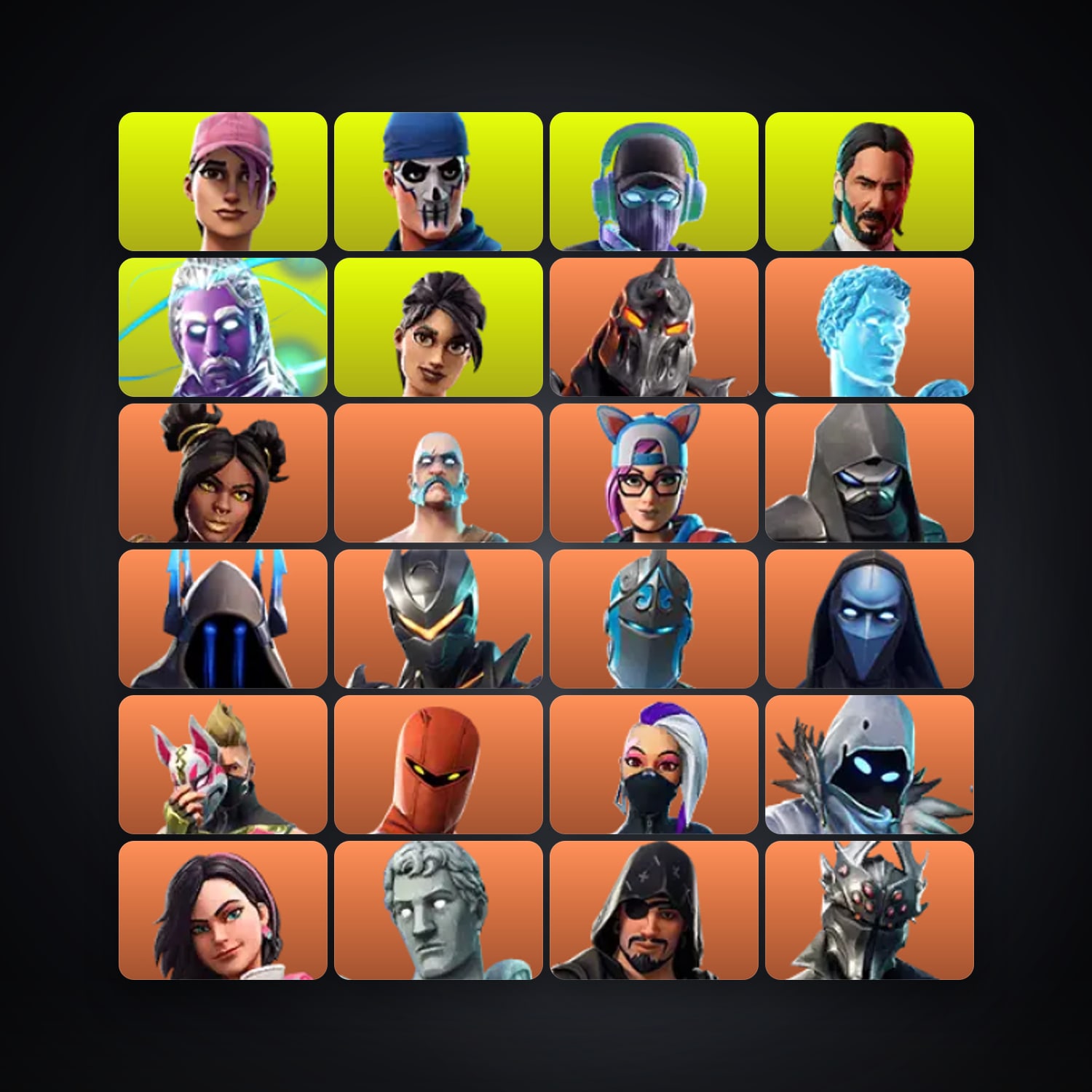 Fortnite account with Drift & Ruin — 90 skins — 200 V-Bucks — lvl 881 — HabibiAccounts