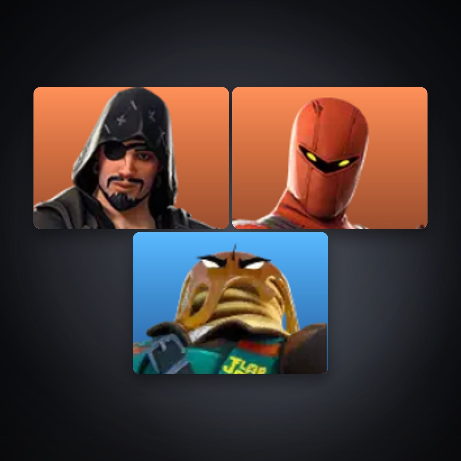Fortnite account with Blackheart & Hybrid — 3 skins — 400 V-Bucks — lvl 81 — HabibiAccounts