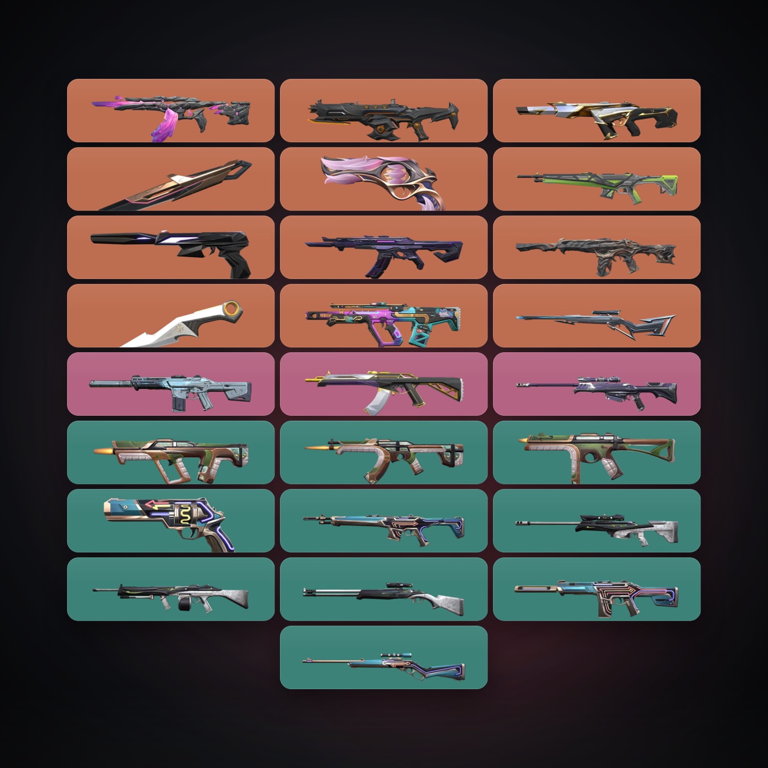 KR locker — 2 knives, 26 skins, lvl 30 — HabibiAccounts