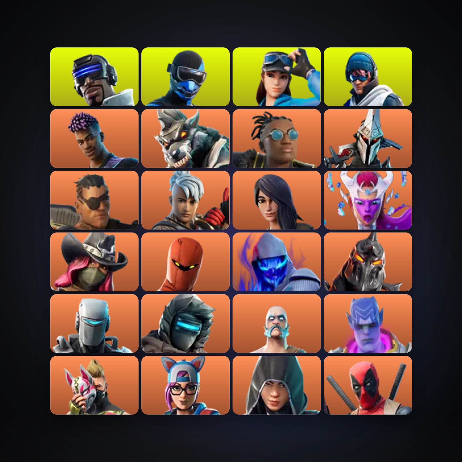 Fortnite account with Drift & Midas — 141 skins — 50 V-Bucks — lvl 2489 — HabibiAccounts