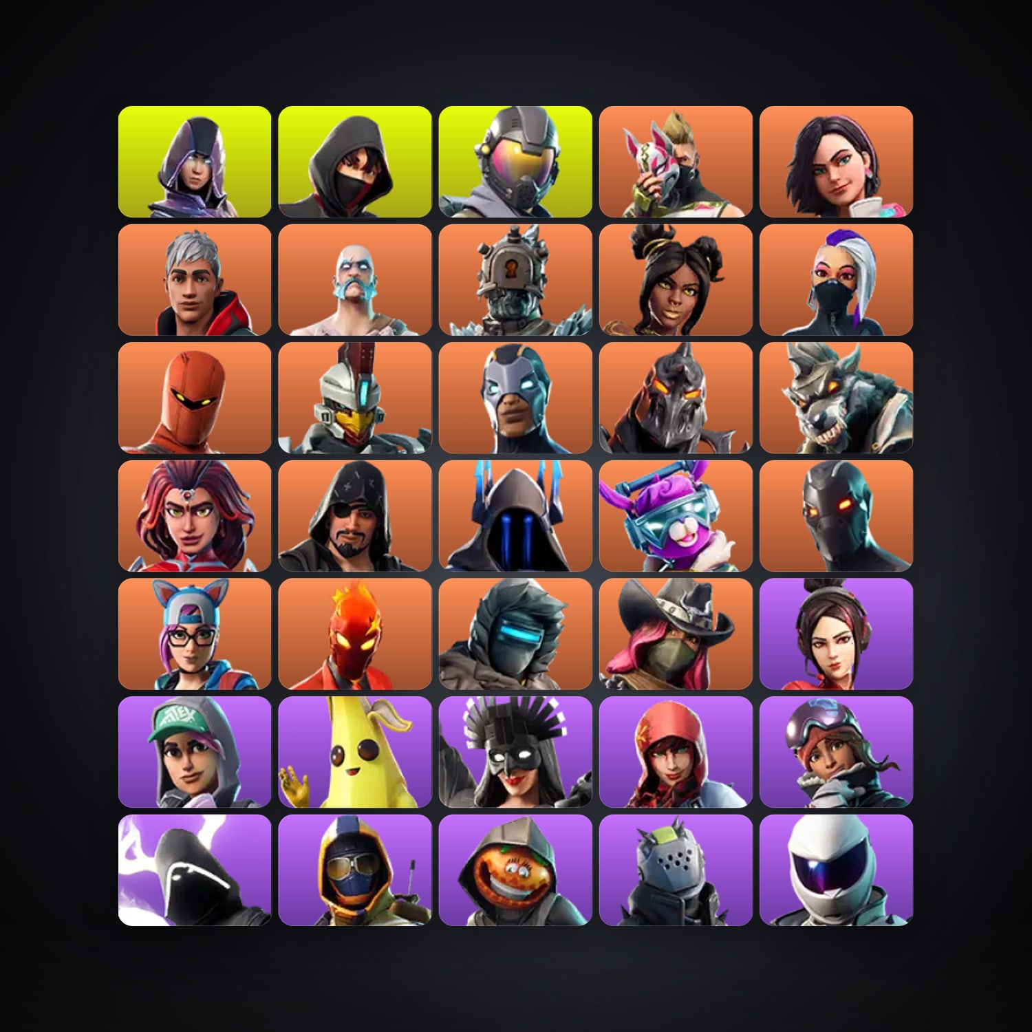 Fortnite account with Rogue Agent & IKONIK — 65 skins — 1.2K V-Bucks — lvl 348 — HabibiAccounts