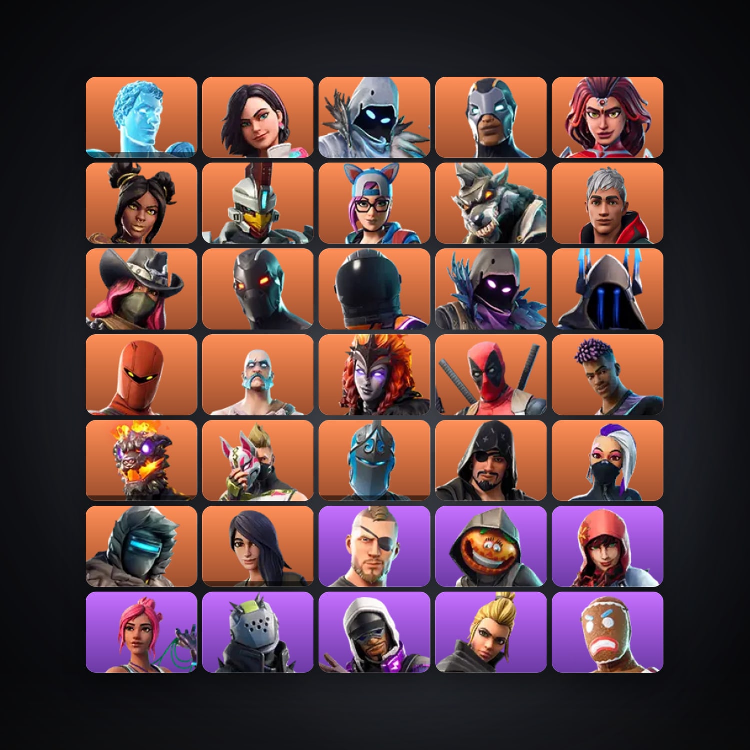 Fortnite account with Omega & Carbide — 77 skins — lvl 677 — HabibiAccounts
