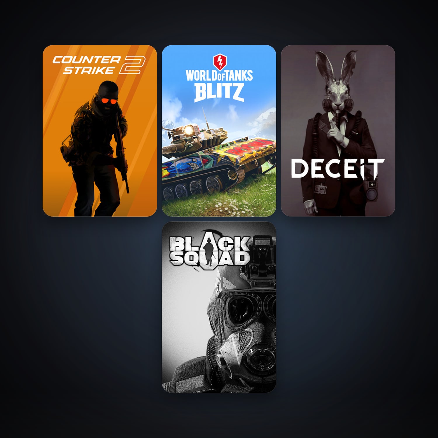 CS2 Prime + World of Tanks Blitz, 5 games, clean — HabibiAccounts