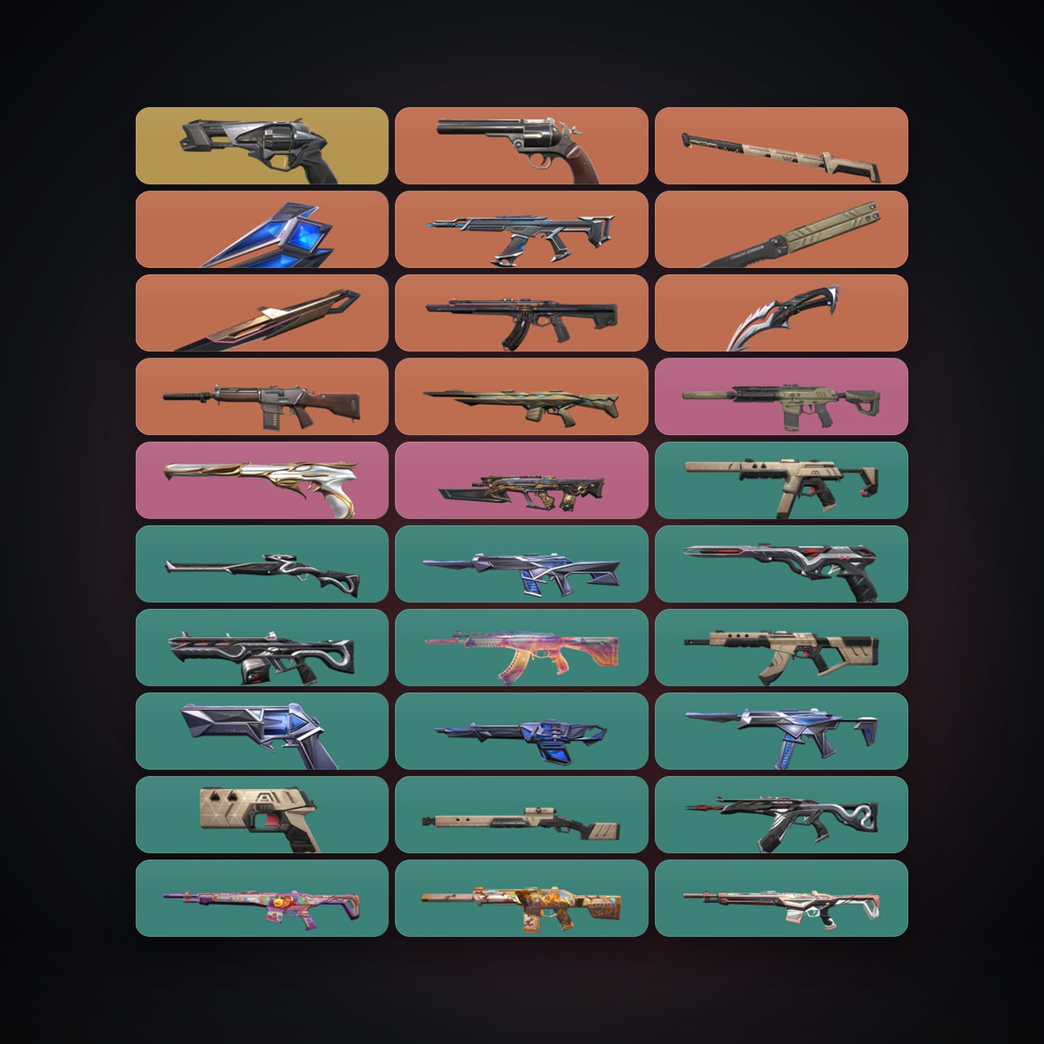 EU Silver 1 locker — 5 knives, 51 skins, lvl 62 — HabibiAccounts