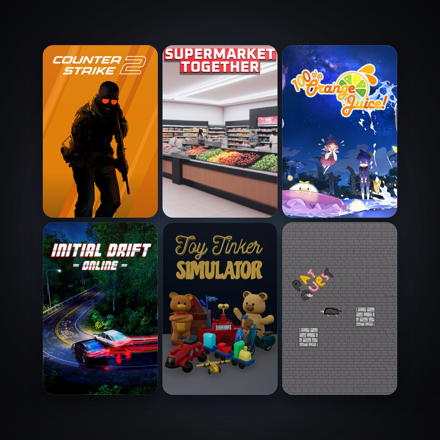 CS2 Prime + 100% Orange Juice, 7 games, Steam 107, clean — HabibiAccounts
