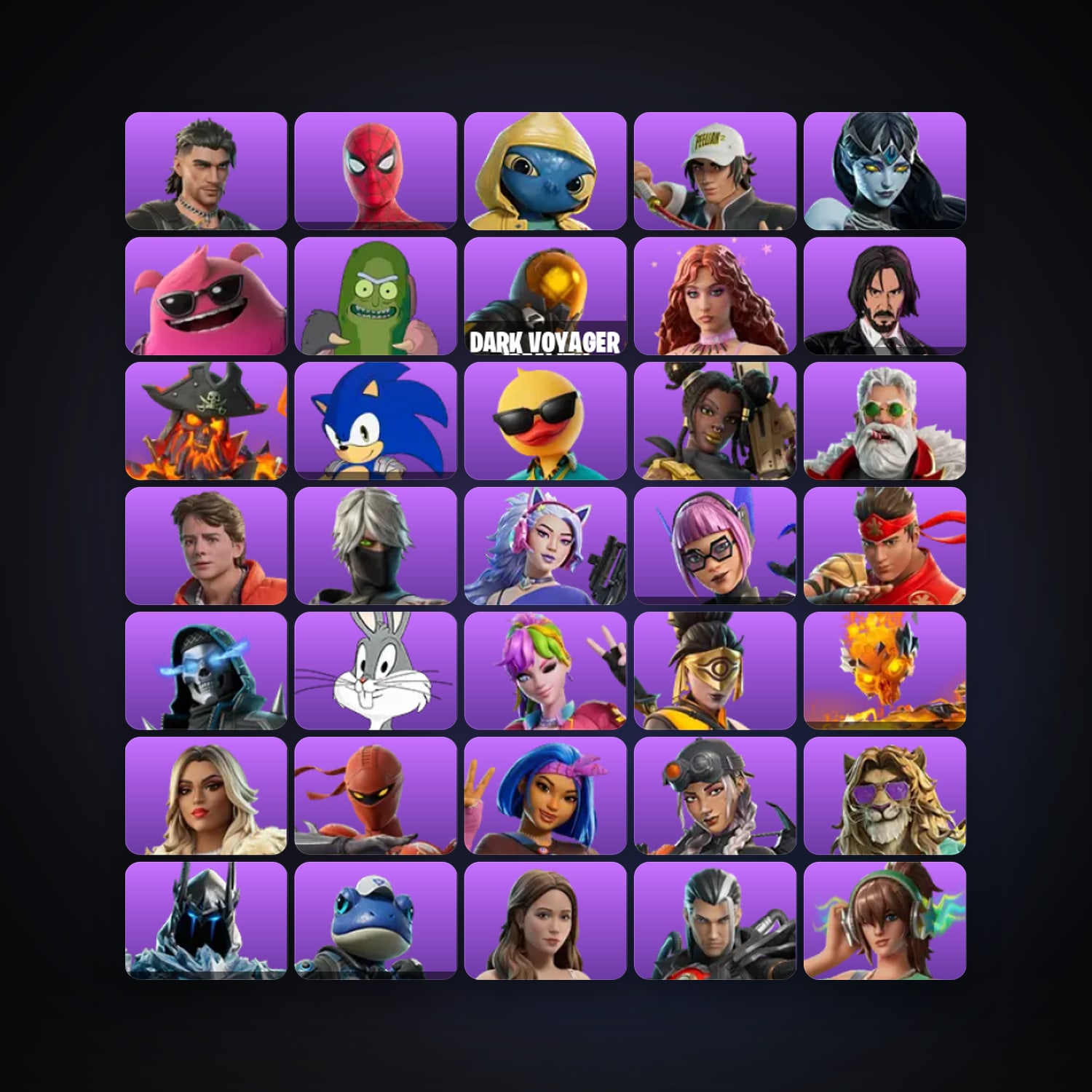 Fortnite account with Spider-Man (Brand New Day) & Chappell Roan — 64 skins — 100 V-Bucks — lvl 1095 — HabibiAccounts