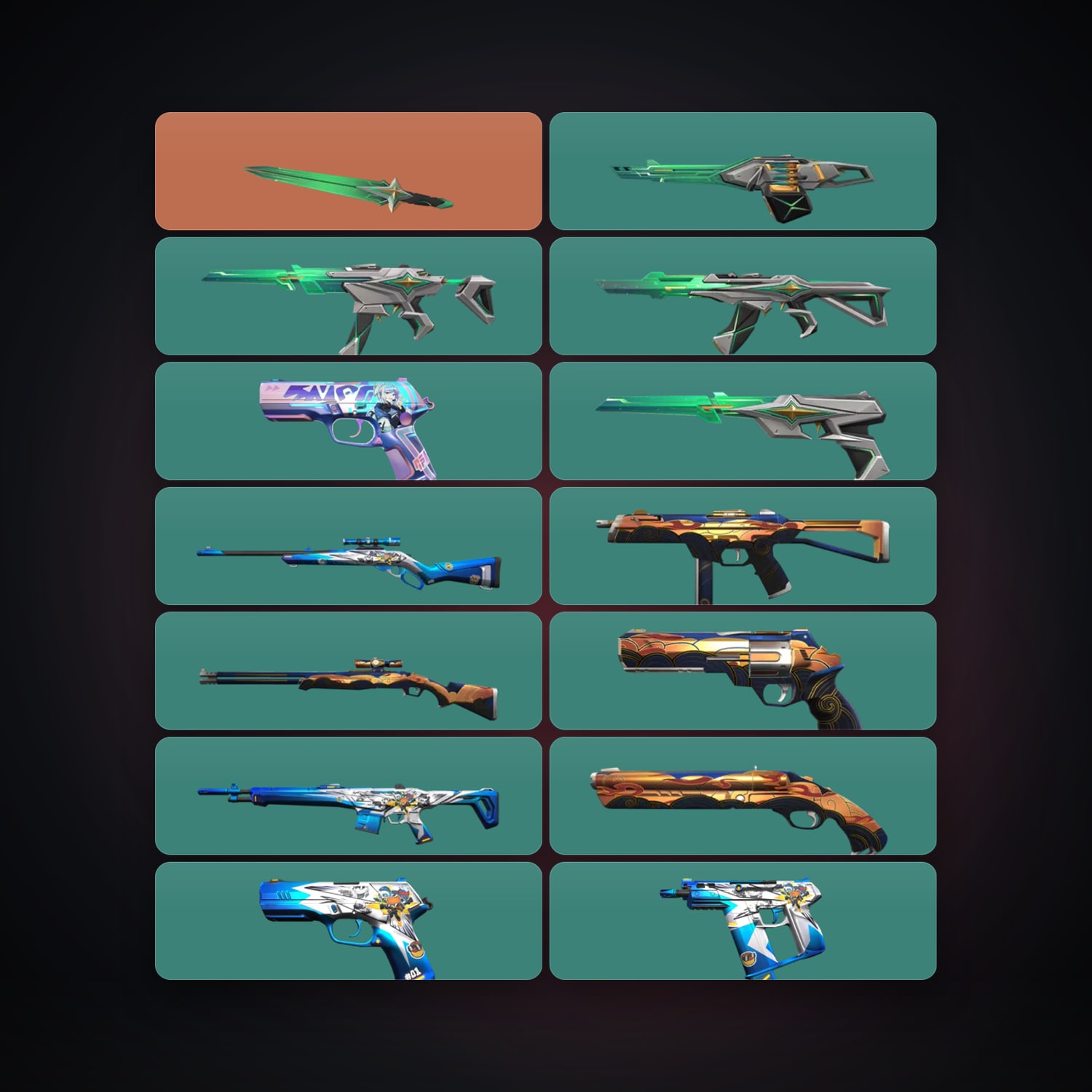 EU Silver 2 locker — 1 knives, 14 skins, lvl 56 — HabibiAccounts