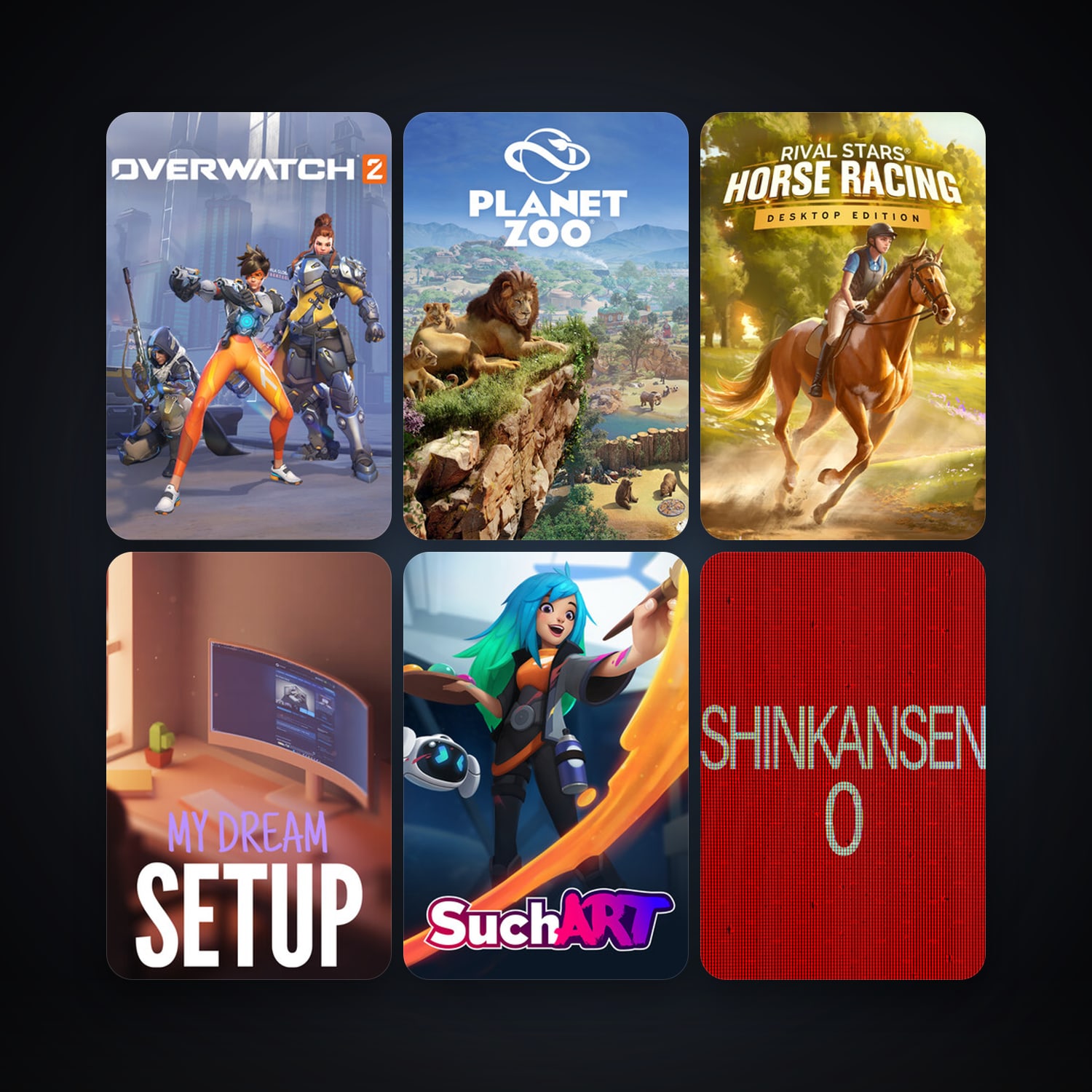 Planet Zoo + Rival Stars Horse Racing: Desktop Edition, 9 games, clean — HabibiAccounts
