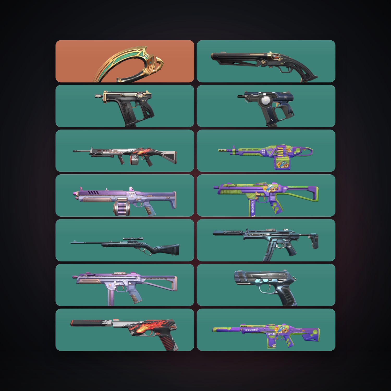 EU Gold 1 locker — 1 knives, 14 skins, lvl 28 — HabibiAccounts