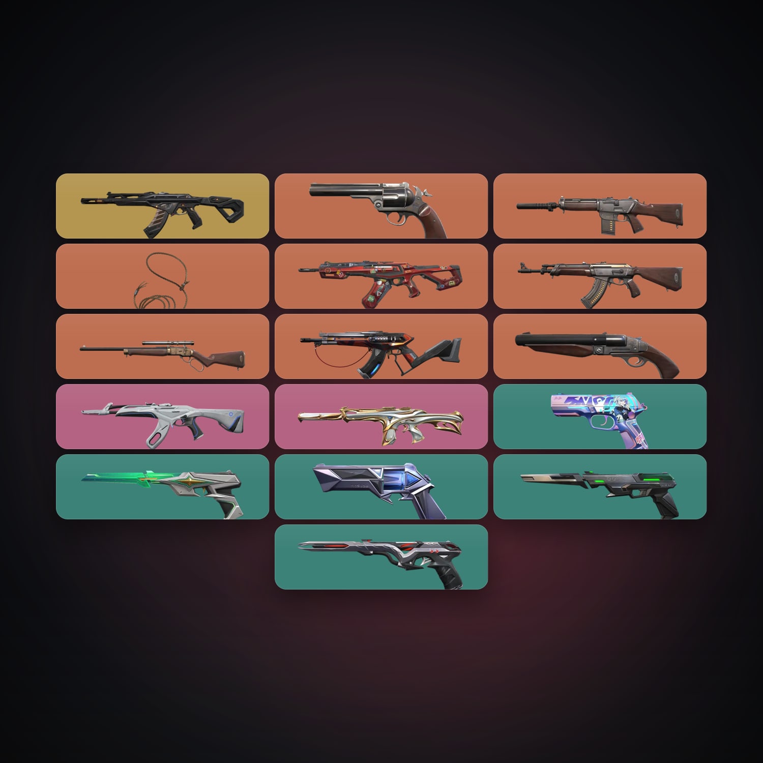 AP Gold 2 locker — 1 knives, 16 skins, lvl 104 — HabibiAccounts