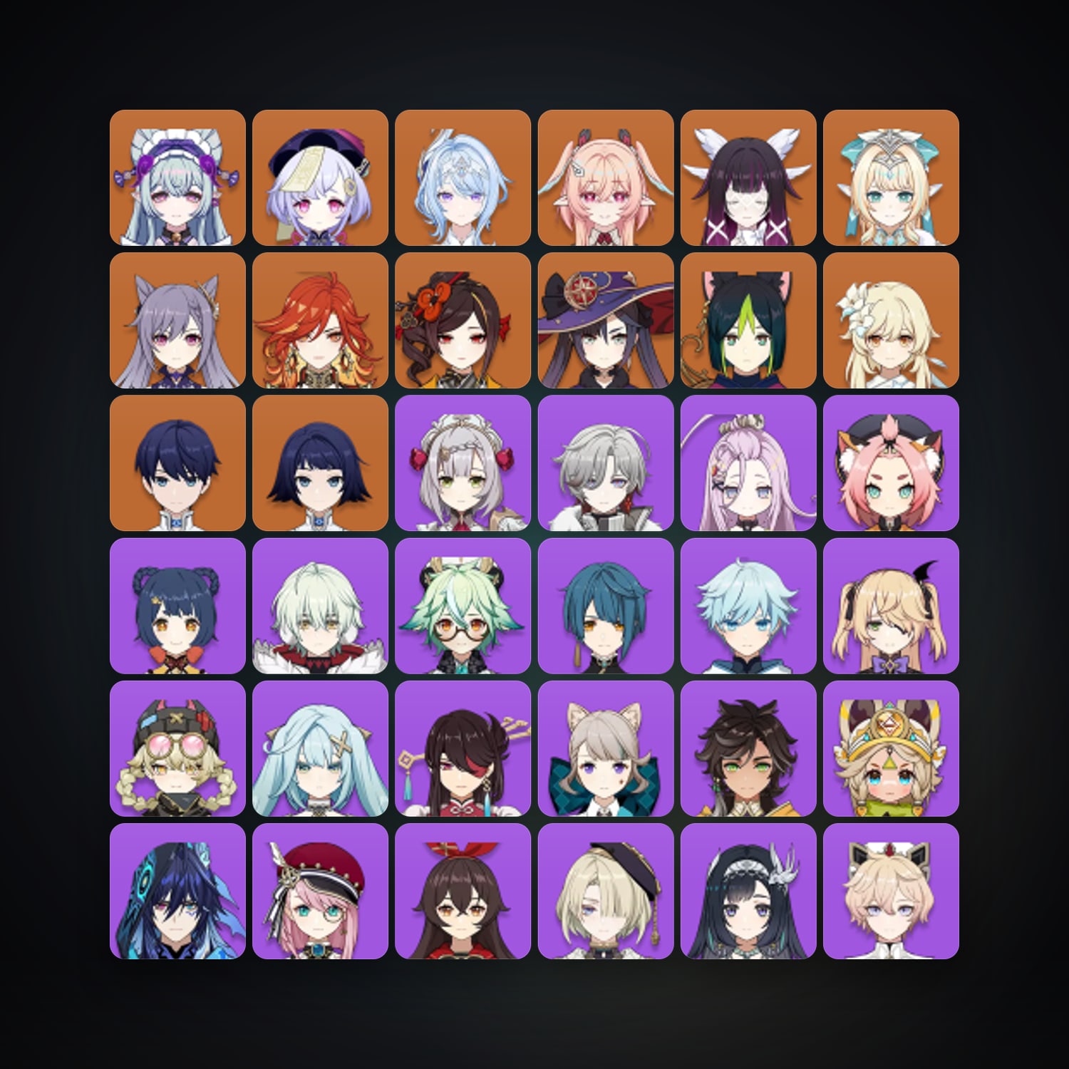 Genshin Impact | AR 56 | 49 Chars | 11× 5★ — Genshin / miHoYo Account — HabibiAccounts