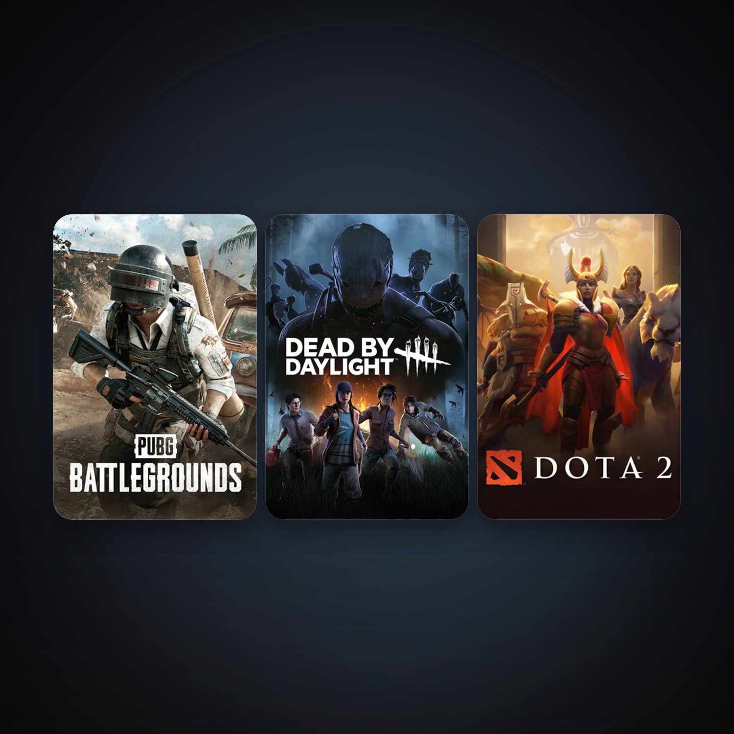 Dota 2 + Dead by Daylight, 4 games, clean — HabibiAccounts
