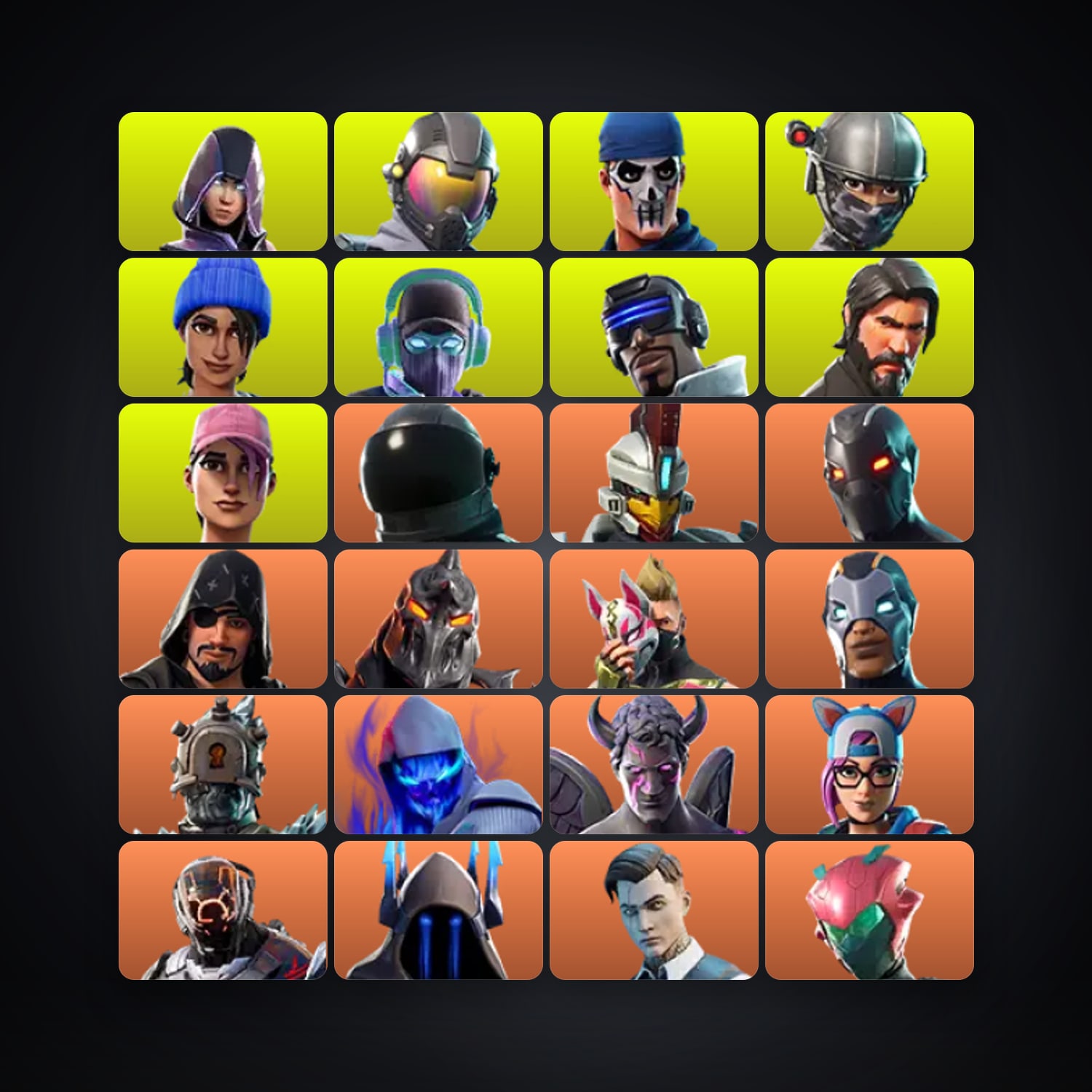 Fortnite account with Omega & Carbide — 108 skins — 300 V-Bucks — lvl 1224 — HabibiAccounts