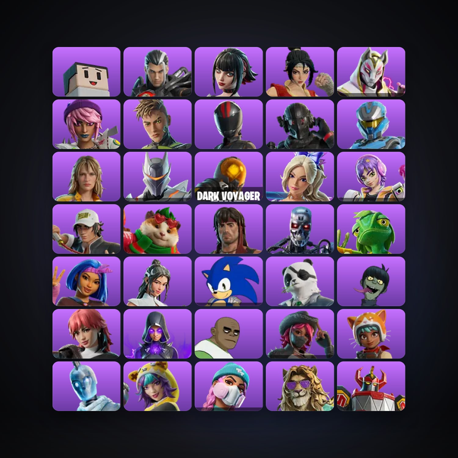 Fortnite account with Wrixel & Geno — 57 skins — lvl 795 — HabibiAccounts