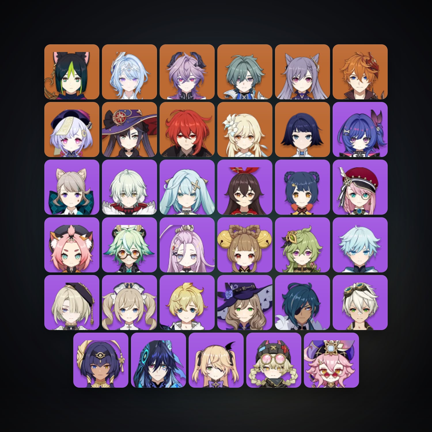 Genshin Impact | AR 55 | 37 Chars | 9× 5★ — Genshin / miHoYo Account · 264291240 — HabibiAccounts
