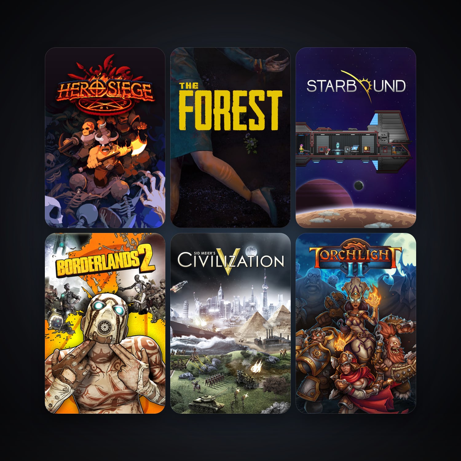 Sid Meier's Civilization V + Borderlands 2, 14 games, clean — HabibiAccounts
