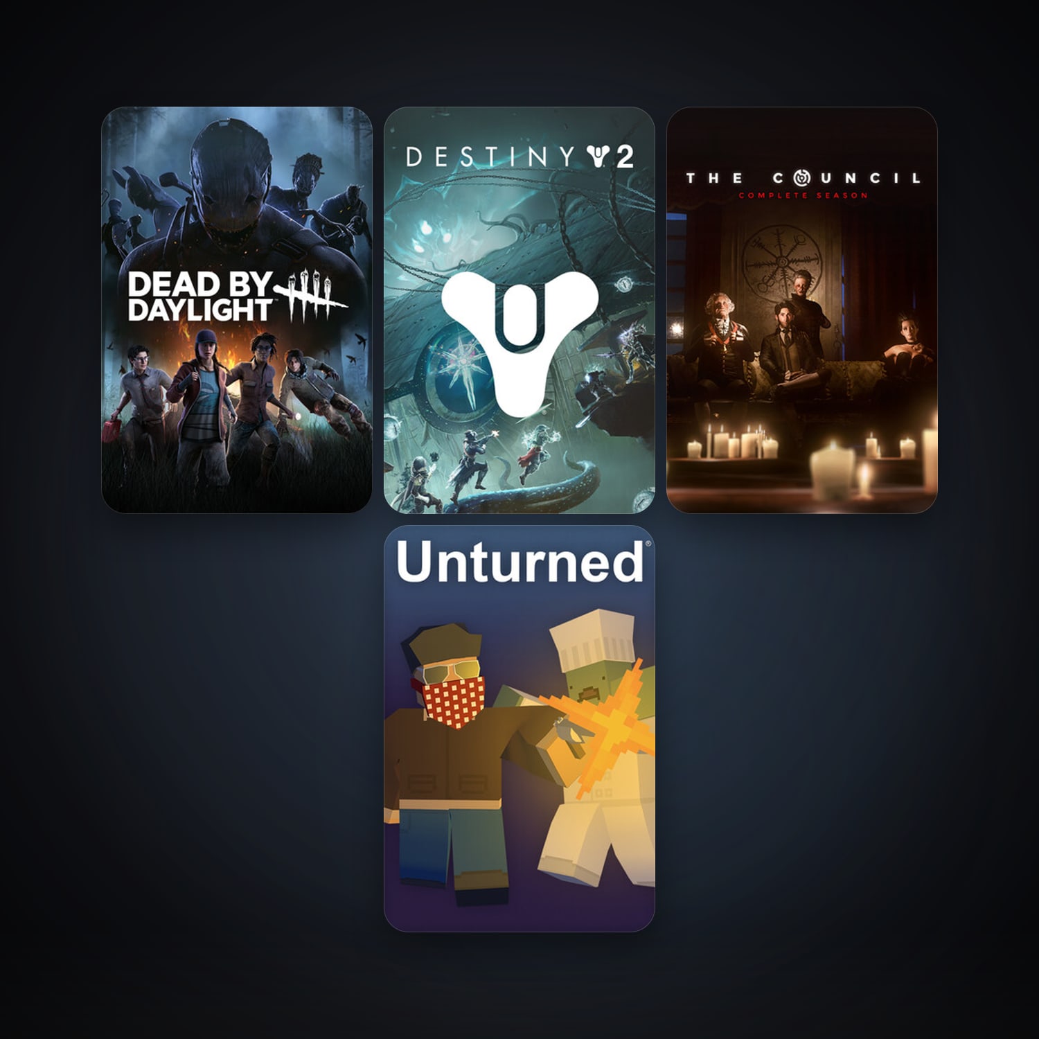The Council + Unturned, 7 games, clean — HabibiAccounts