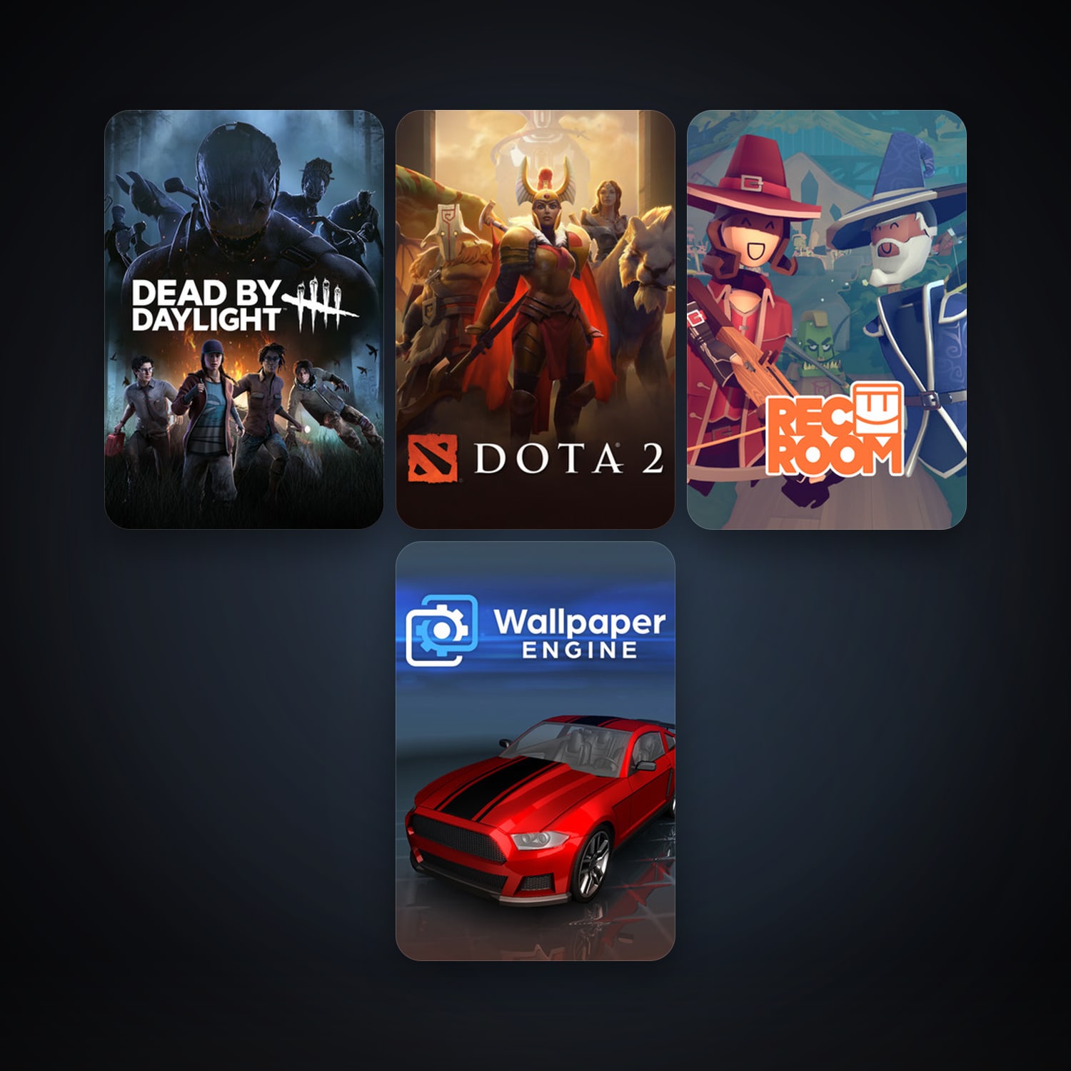 Dota 2 + Dead by Daylight, 4 games, clean — HabibiAccounts