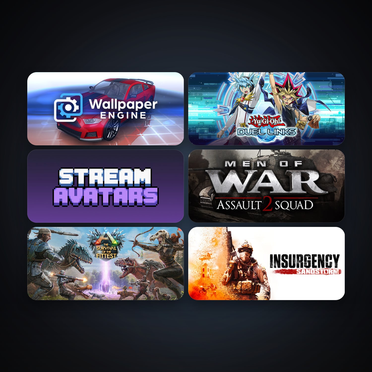 Men of War: Assault Squad 2 + ARK: The Survival Of The Fittest, 9 games, clean — HabibiAccounts