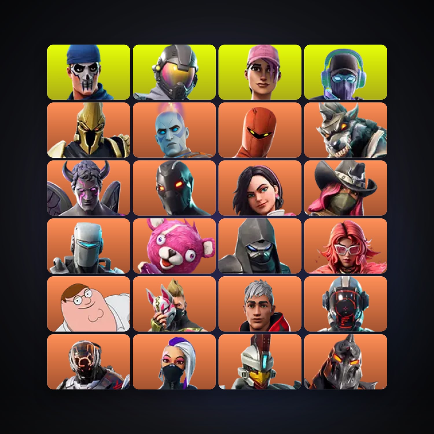 Fortnite account with Omega & Ultima Knight — 99 skins — 1.6K V-Bucks — lvl 1353 — HabibiAccounts