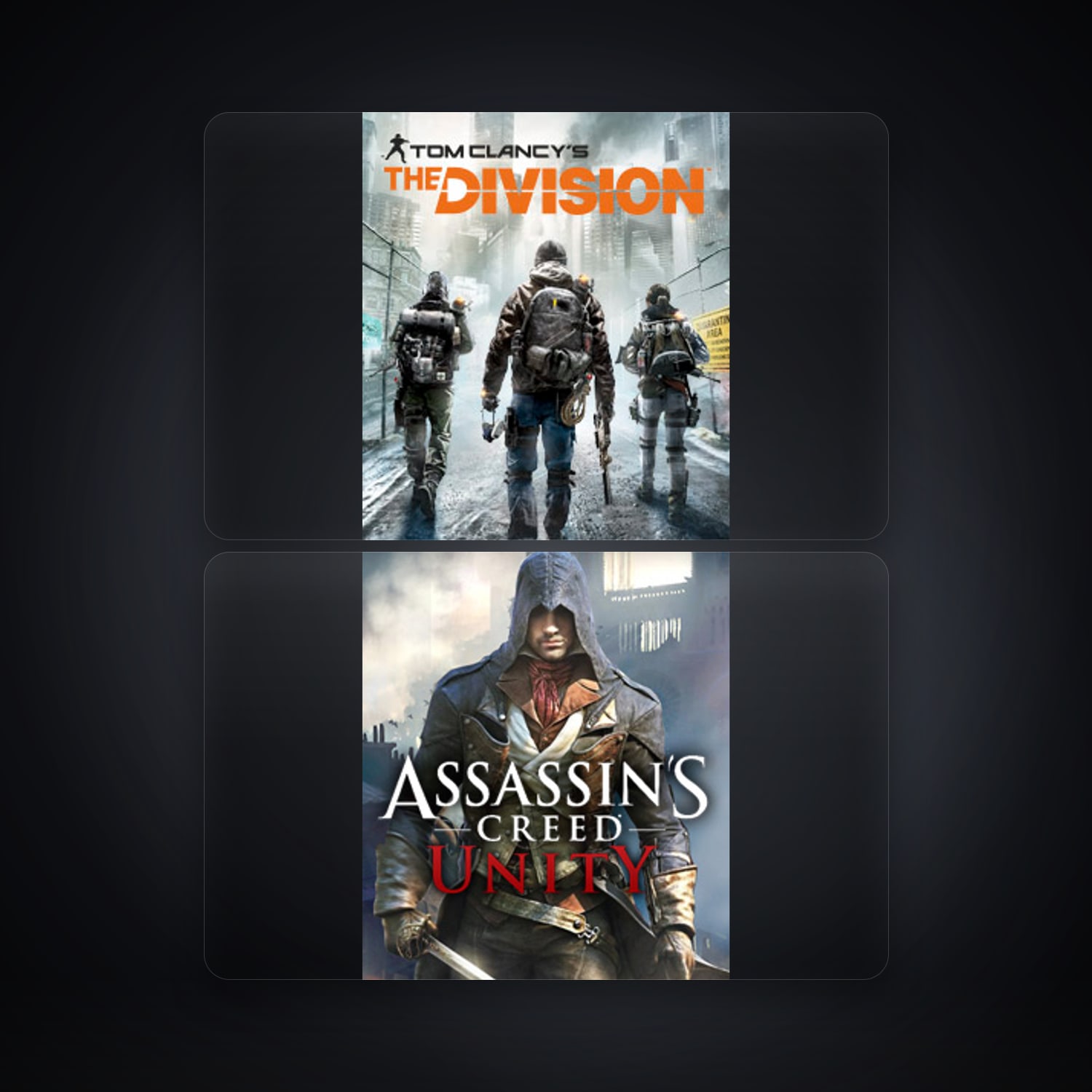 Ubisoft Tom Clancy's The Division + Assassin's Creed Unity — MX — HabibiAccounts