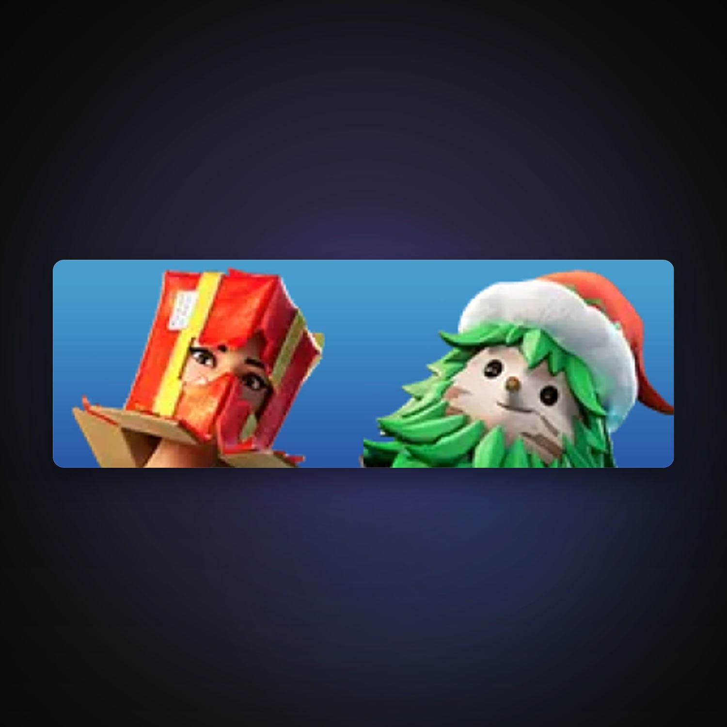 Fortnite account with Holiday Boxy & Winterfest Bushranger — 2 skins — 400 V-Bucks — lvl 404 — HabibiAccounts