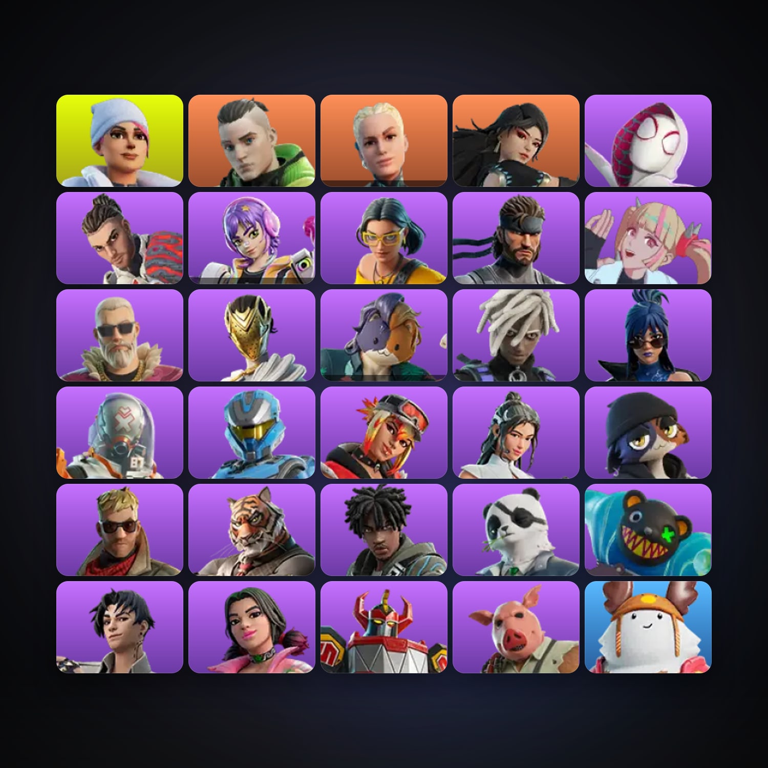 Fortnite account with Blizzard Bomber & Twyn — 35 skins — lvl 775 — HabibiAccounts