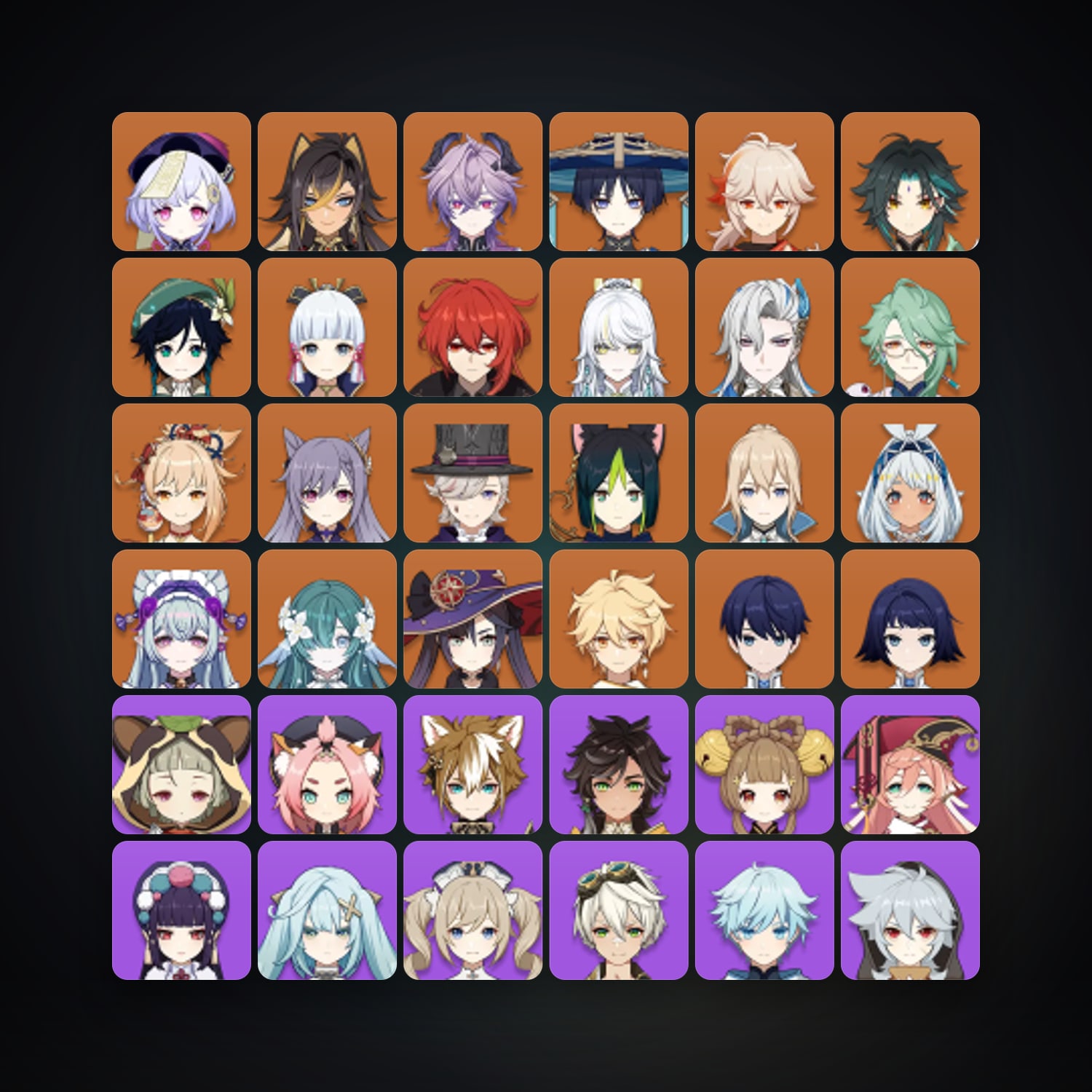 Genshin Impact | AR 58 | 67 Chars | 21× 5★ — Genshin / miHoYo Account — HabibiAccounts