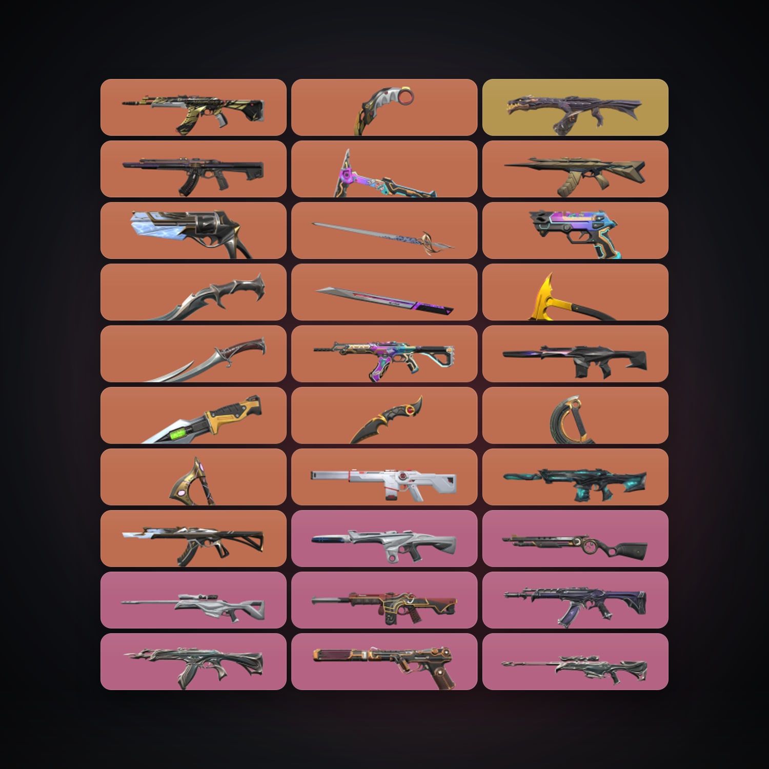 EU Diamond 2 locker — 11 knives, 172 skins, lvl 441 — HabibiAccounts