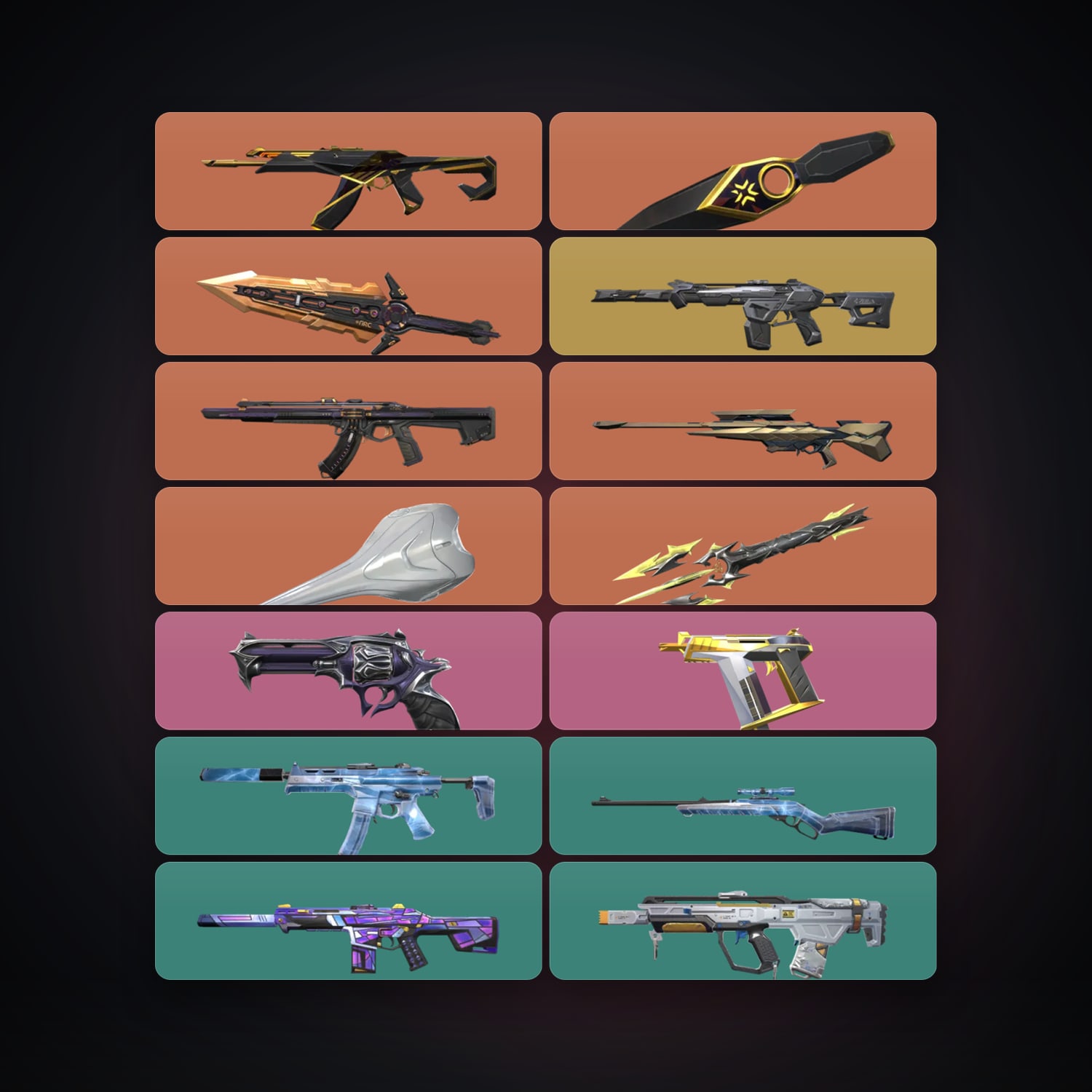Valorant account: EU Iron 2 locker — 4 knives, 14 skins, lvl 39 — HabibiAccounts