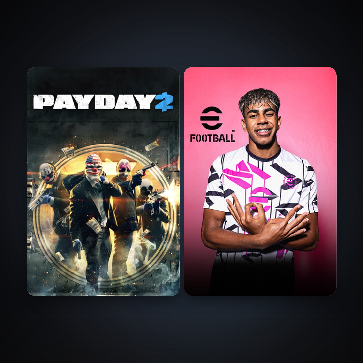 Steam account: Free CS2 (No Prime) + PAYDAY 2, 6 games, clean — HabibiAccounts