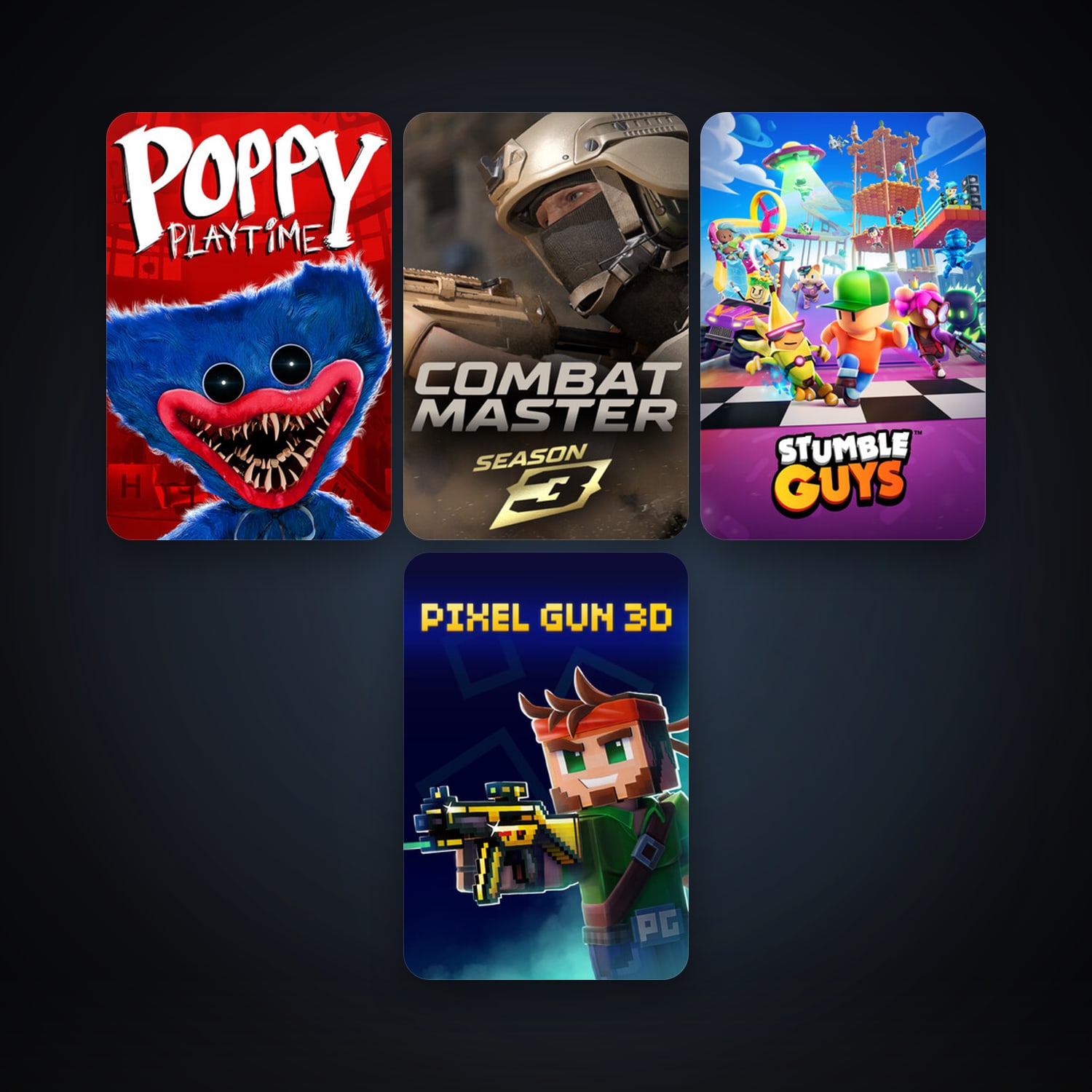 Steam account: Stumble Guys + Poppy Playtime, 6 games, clean — HabibiAccounts