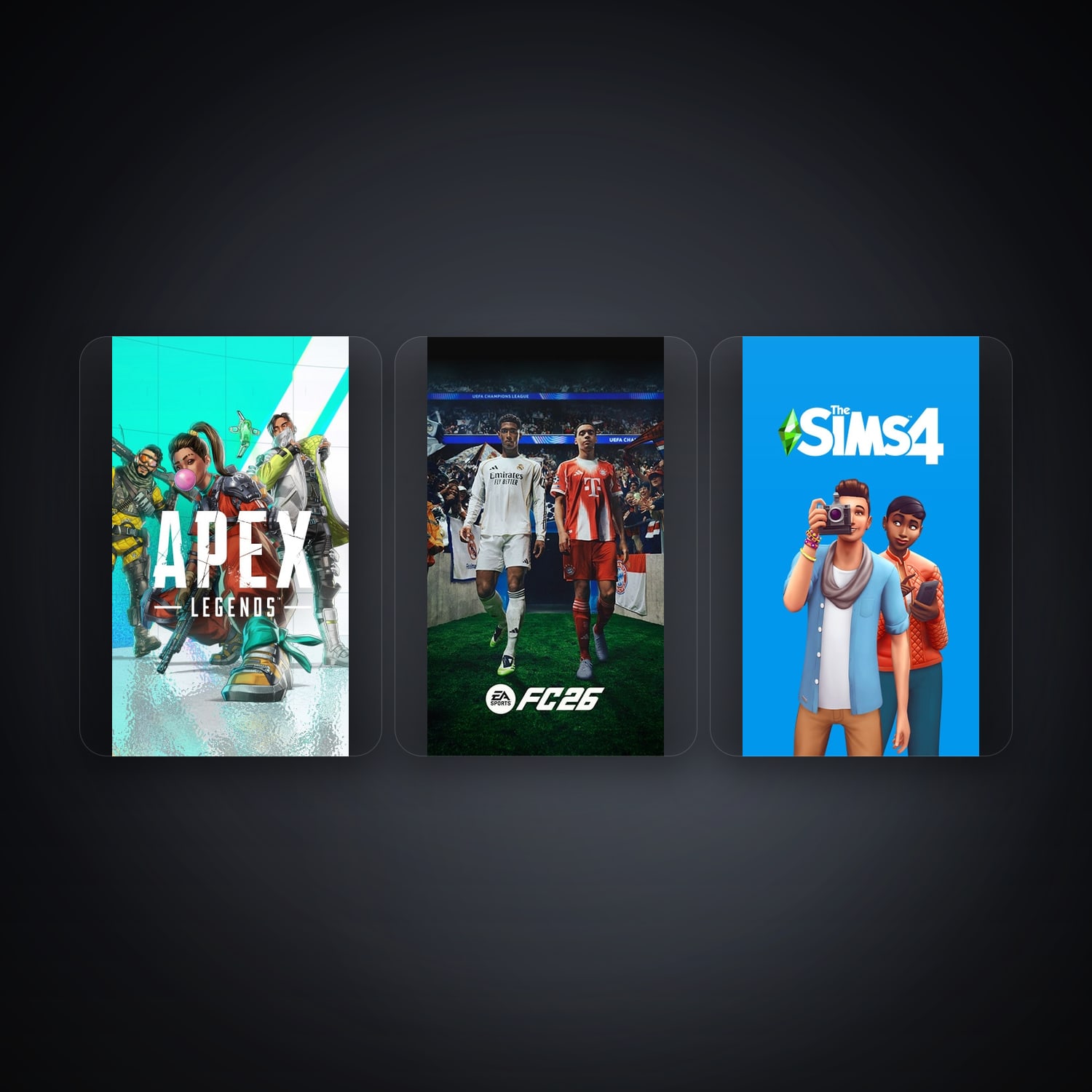 EA Apex Legends + EA SPORTS FC 26 — FR — 5 games — HabibiAccounts