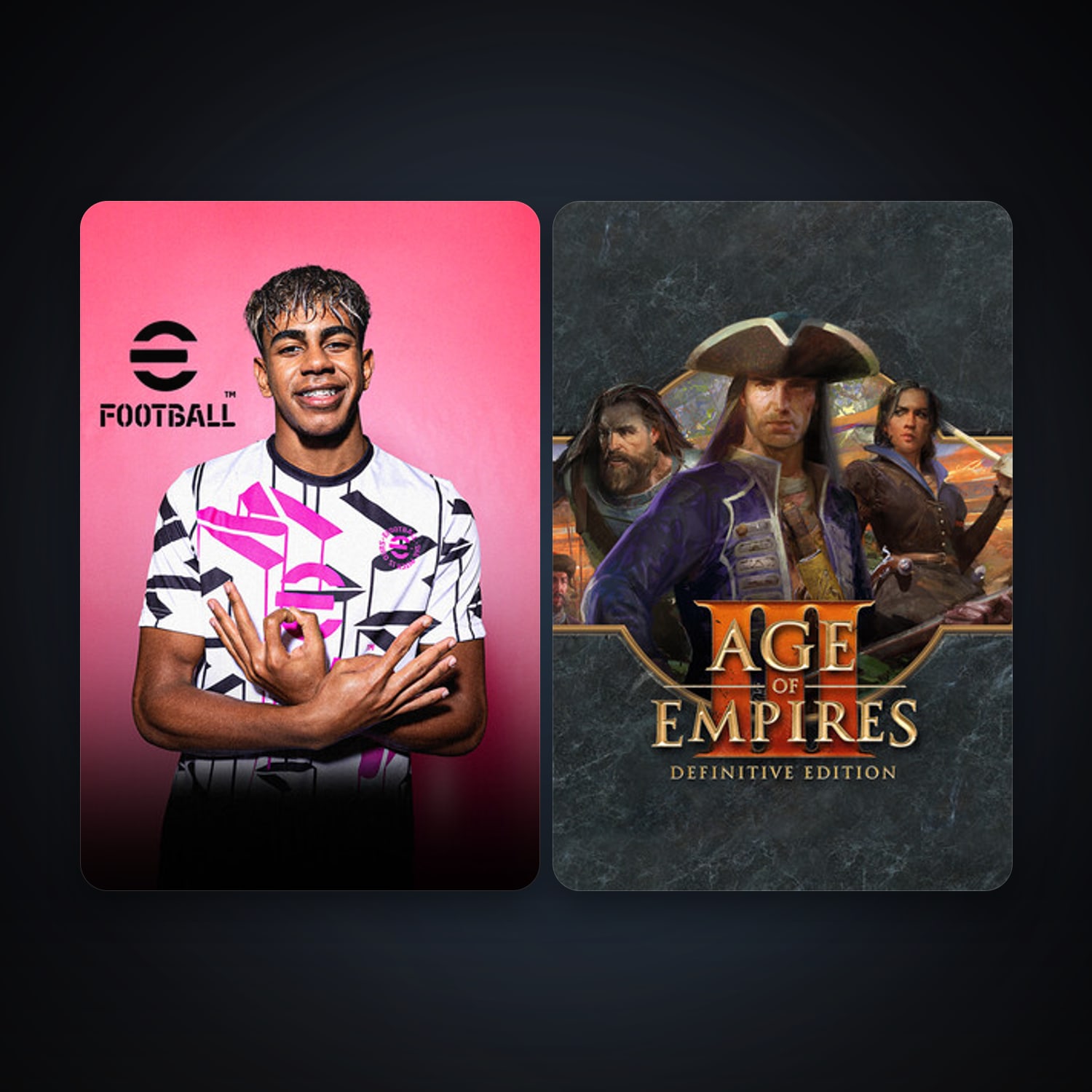 Steam account: Age of Empires III: Definitive Edition + eFootball 2024, 2 games, clean — HabibiAccounts