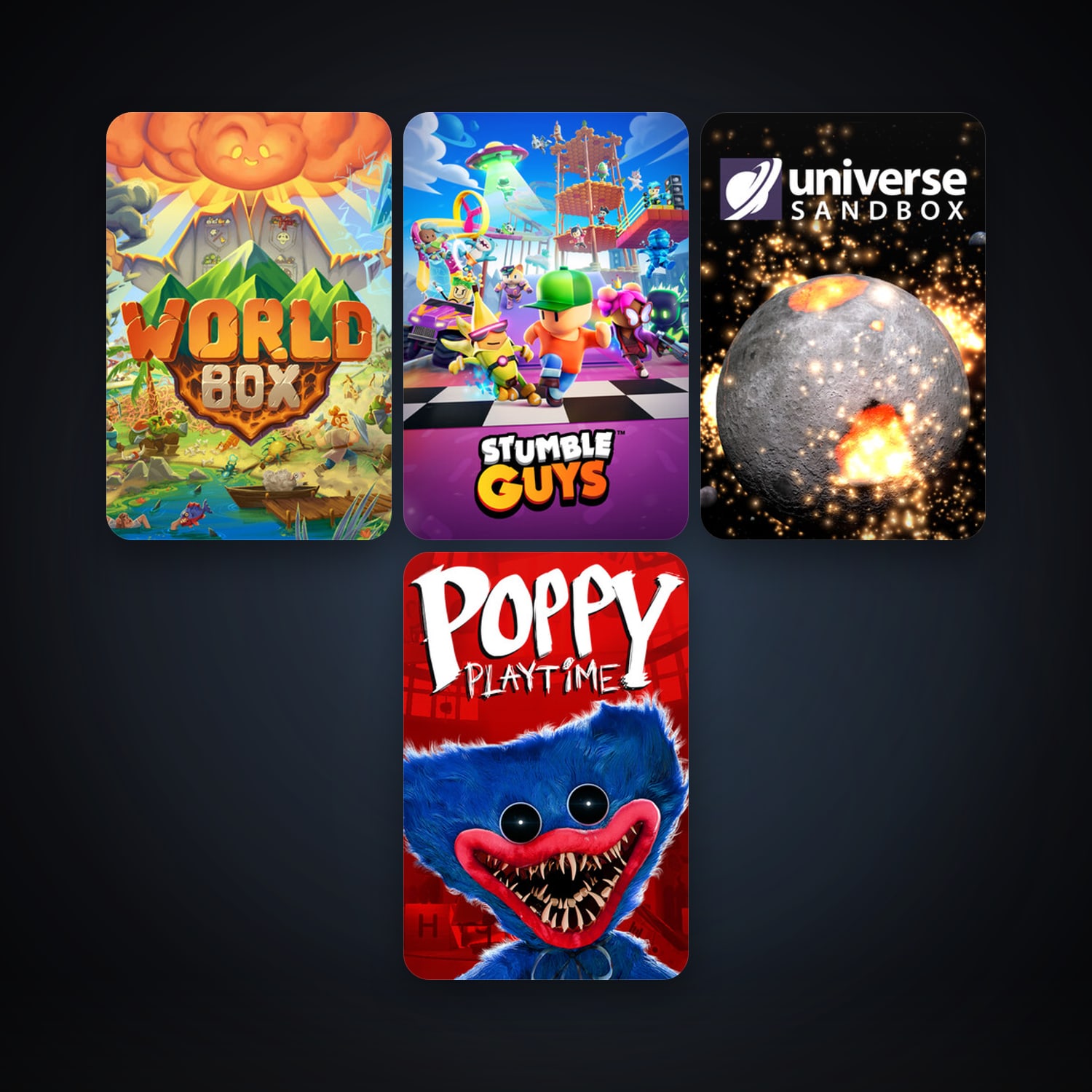 Universe Sandbox + WorldBox - God Simulator, 6 games, clean — HabibiAccounts