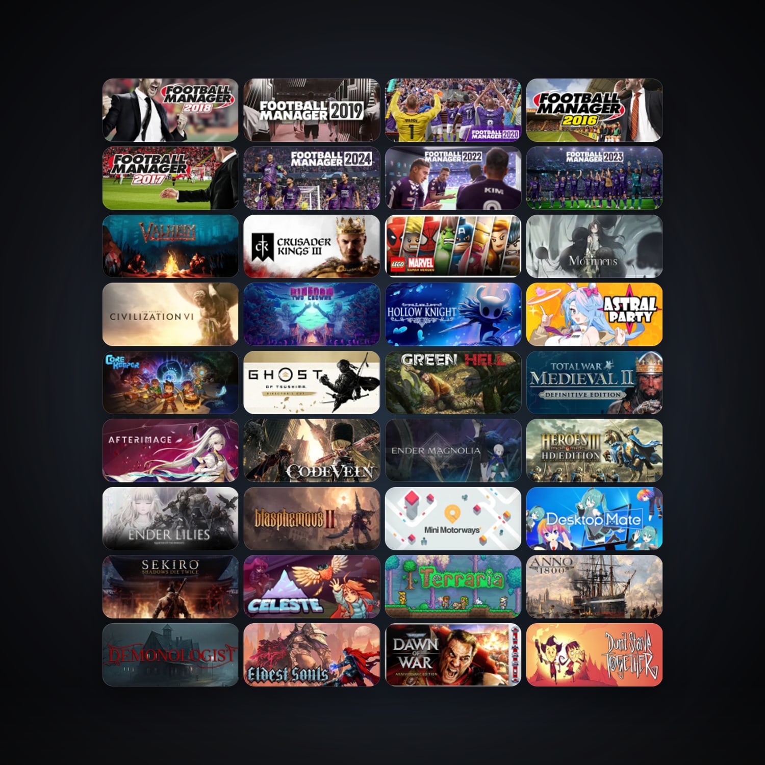Steam 126 games, Steam 11, clean · 264313802 — HabibiAccounts
