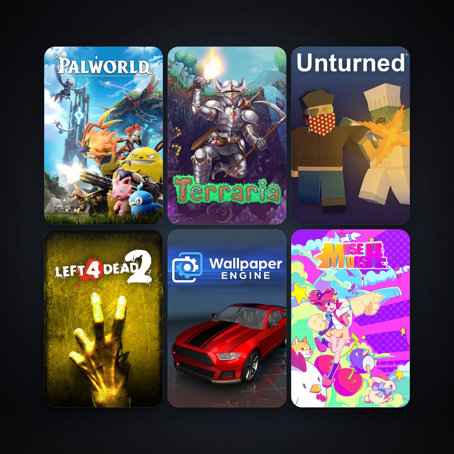 Steam account: Left 4 Dead 2 + Terraria, 124 games, clean — level 6 — HabibiAccounts