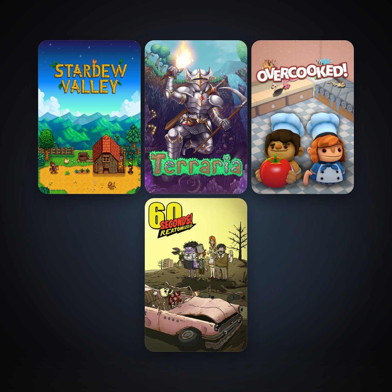 Terraria + Stardew Valley, 5 games, clean — HabibiAccounts