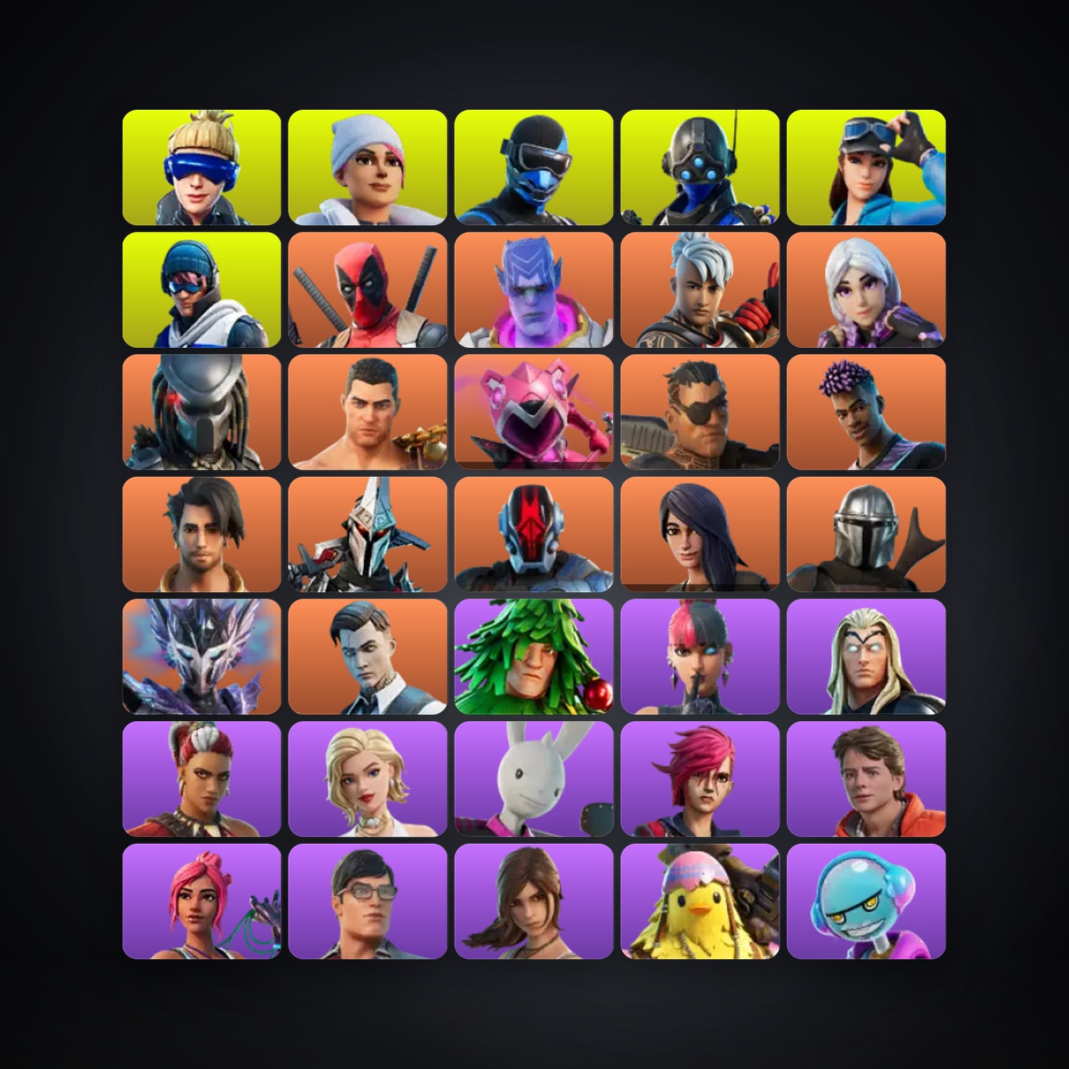 Fortnite account with Ghoul Trooper & Midas — 130 skins — 450 V-Bucks — lvl 2106 — HabibiAccounts