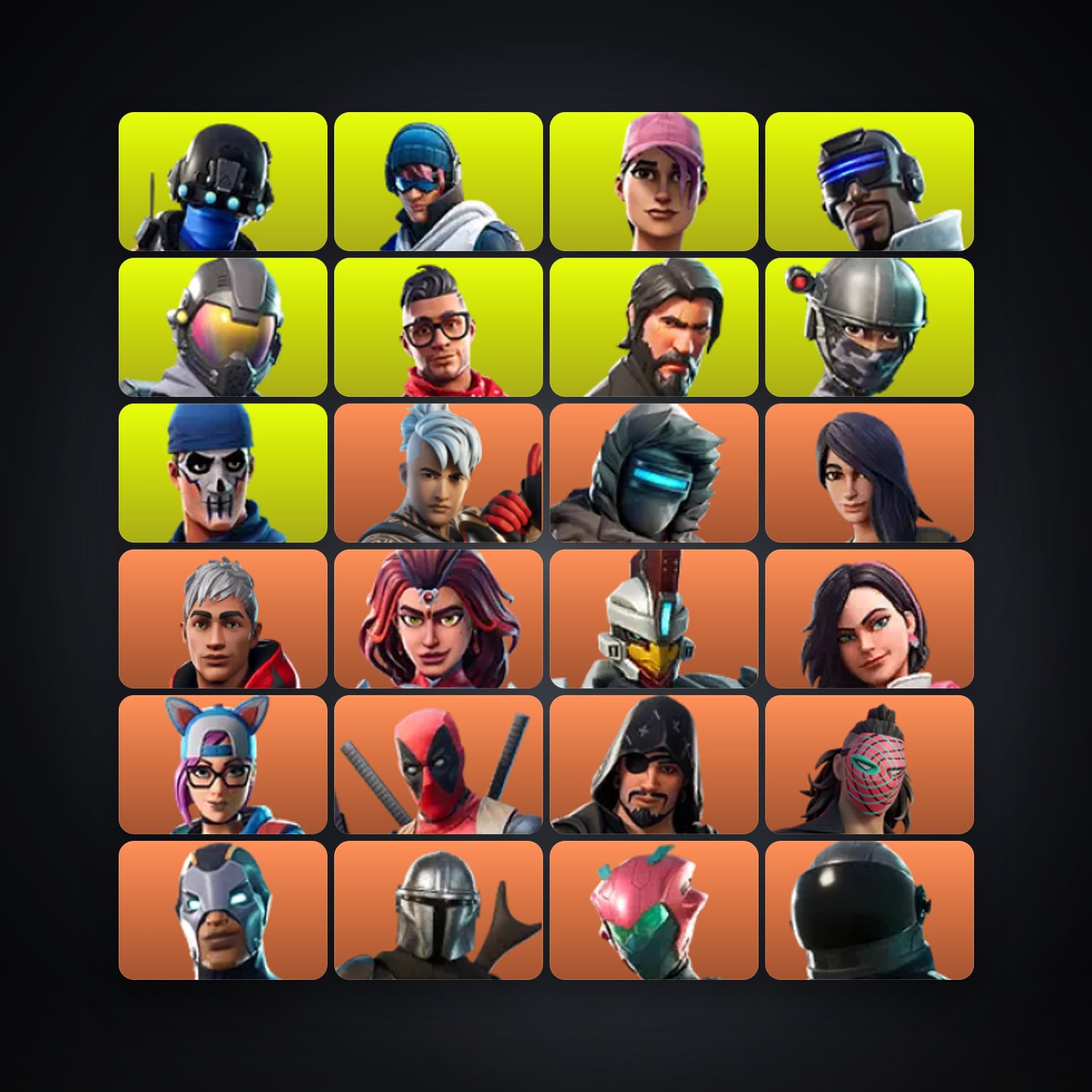 Fortnite account with Elite Agent & Rogue Agent — 180 skins — 400 V-Bucks — lvl 2119 — HabibiAccounts