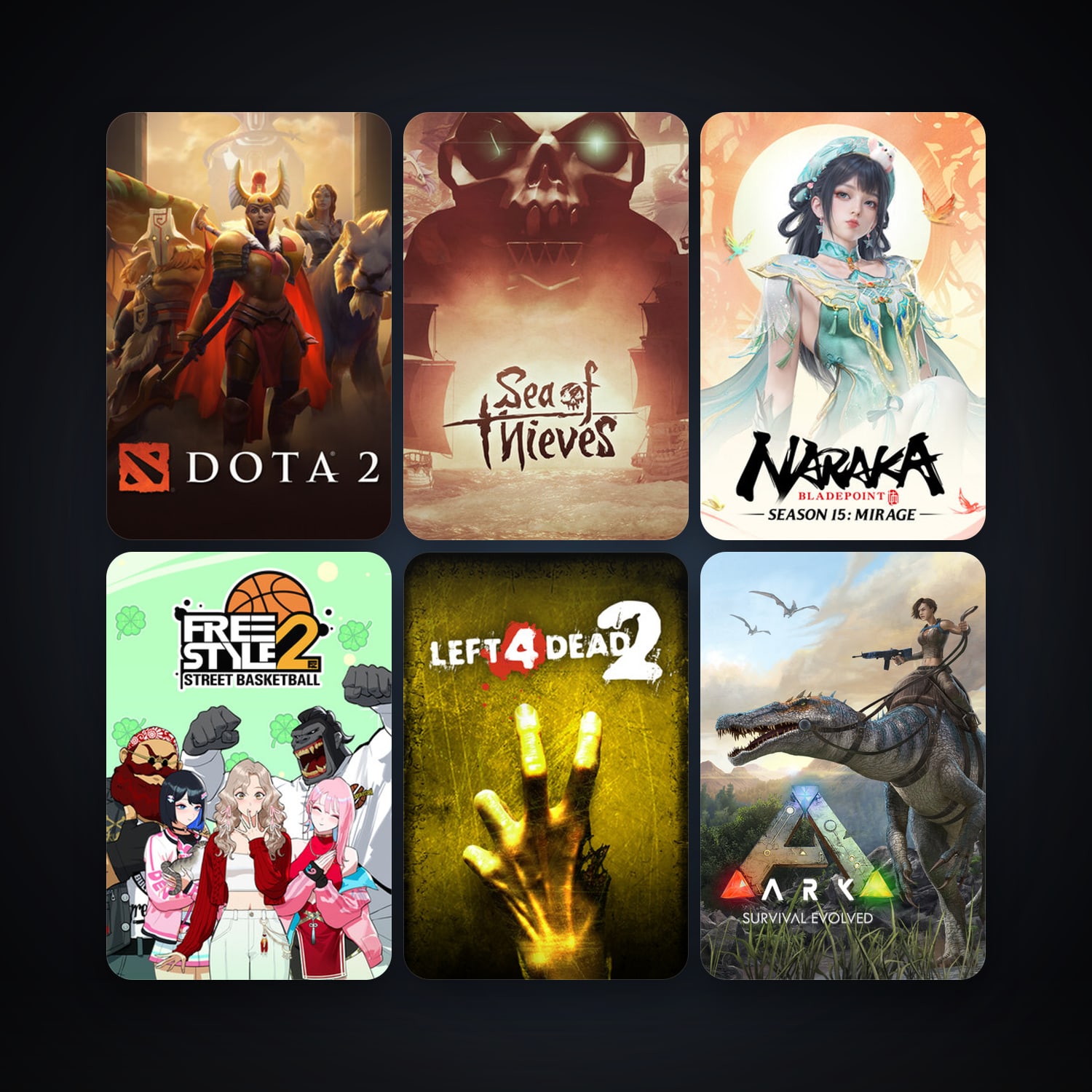 Steam account — Left 4 Dead 2 + Dota 2, 198 games, Steam 10, clean — HabibiAccounts