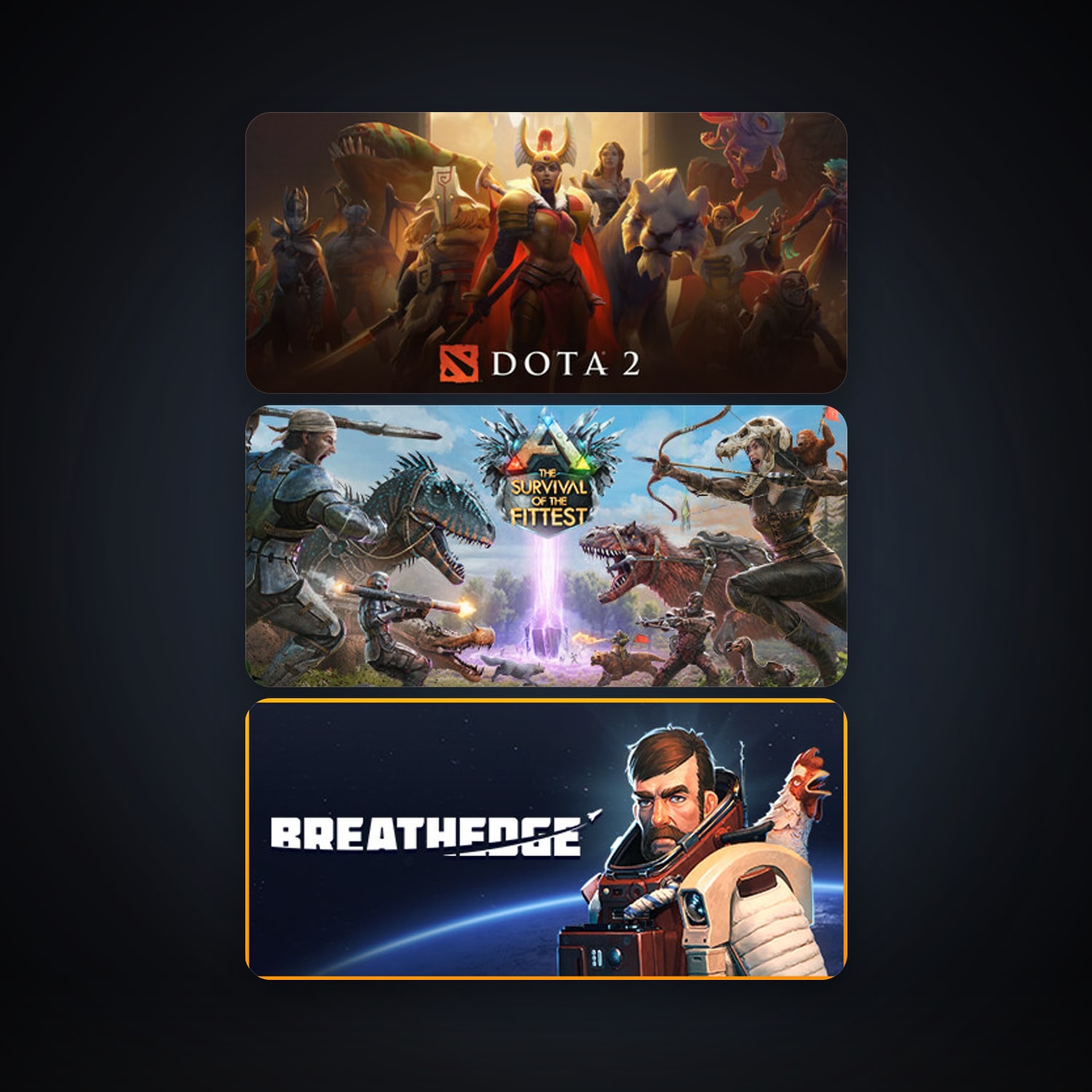 Dota 2 + ARK: The Survival Of The Fittest, 5 games, clean — HabibiAccounts