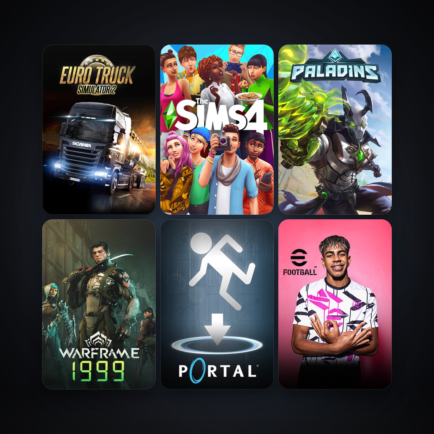 Portal + Portal 2, 11 games, clean — HabibiAccounts