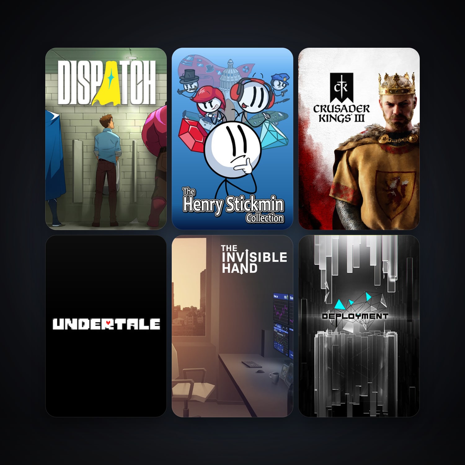 Undertale + The Invisible Hand, 16 games, clean — HabibiAccounts