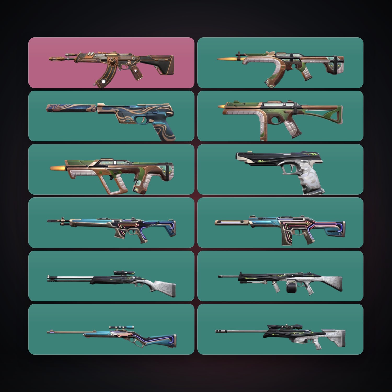 EU Bronze 2 locker — 13 skins, lvl 27 — HabibiAccounts