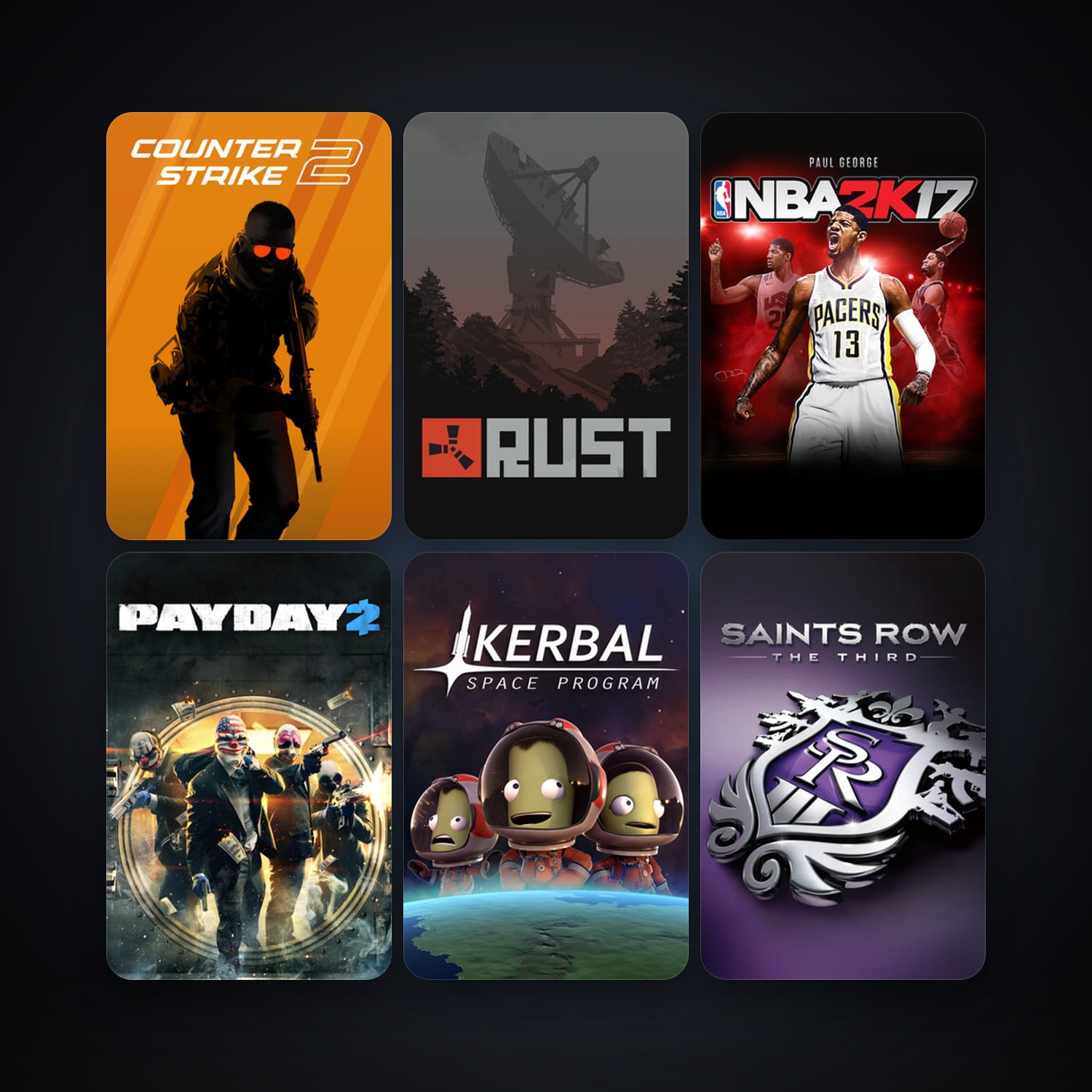 Steam account — CS2 Prime + Saints Row: The Third, 22 games, Steam 10, clean — HabibiAccounts