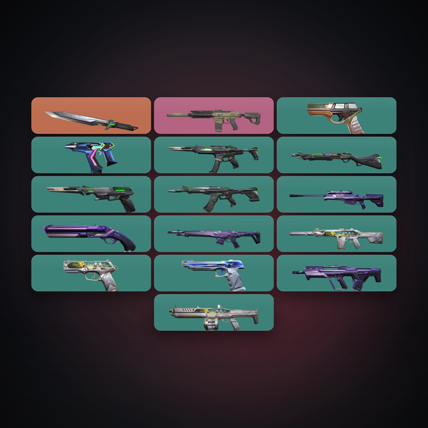 AP Silver 1 locker — 1 knives, 16 skins, lvl 84 — HabibiAccounts