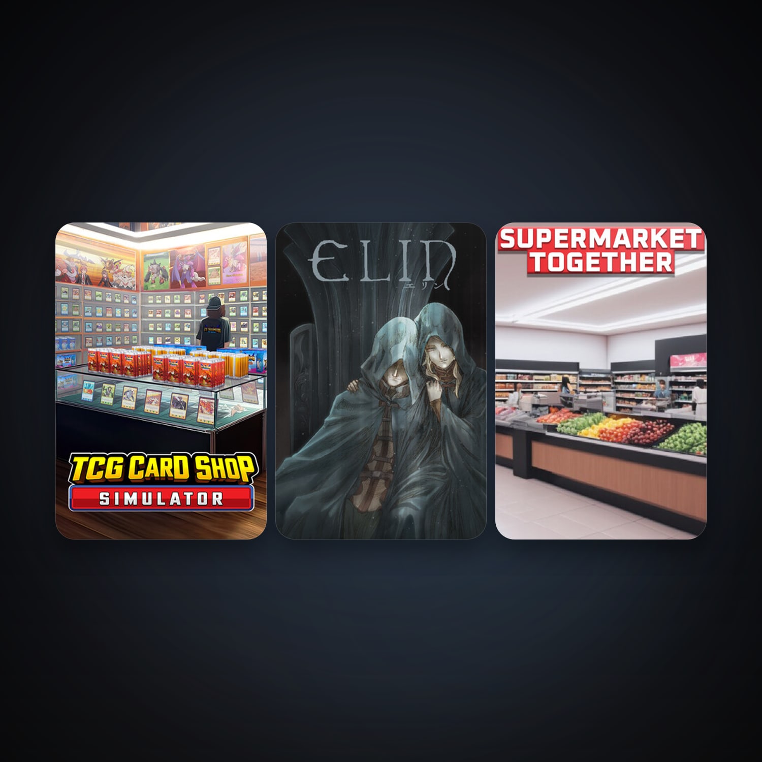 Elin + Supermarket Together, 9 games, clean — HabibiAccounts