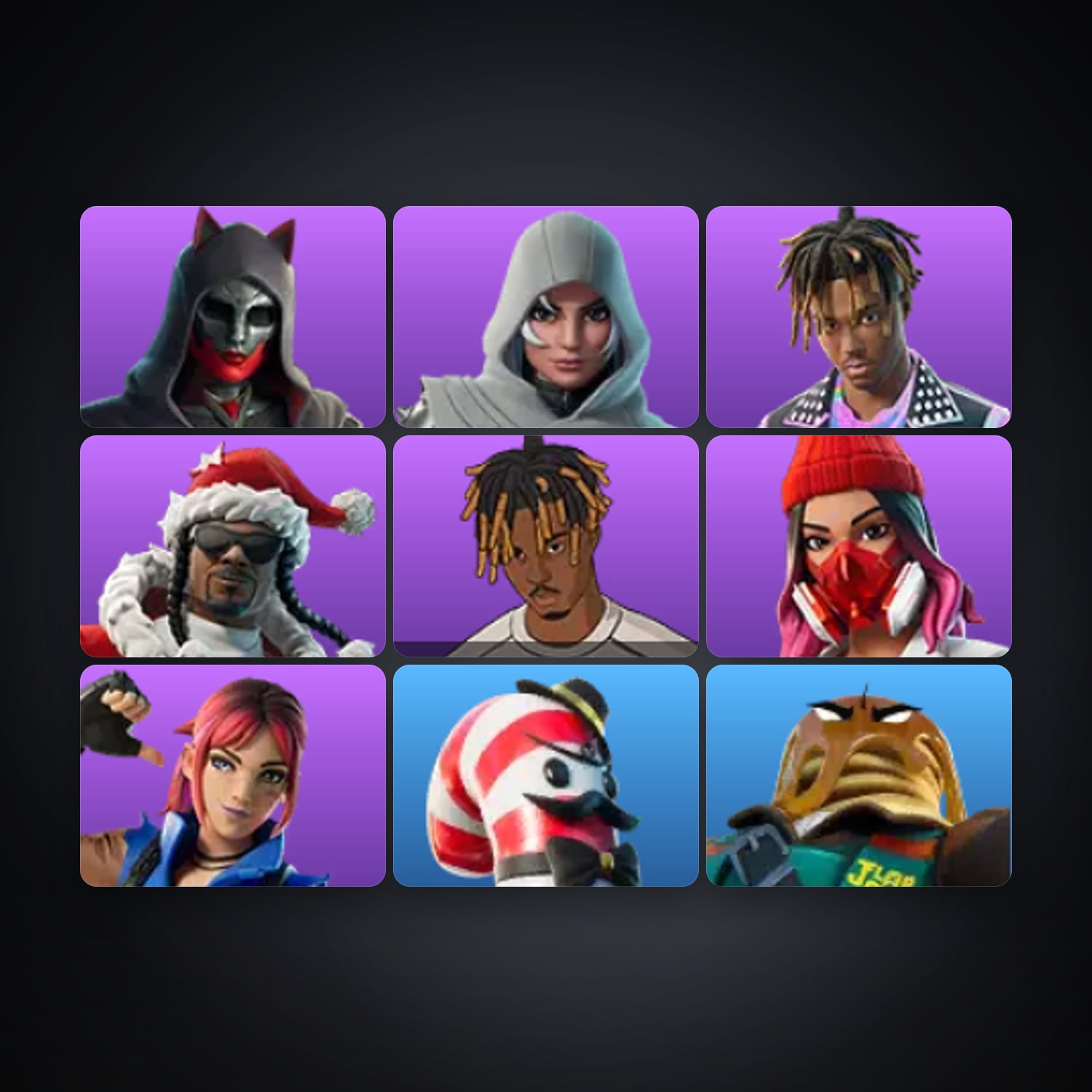 Fortnite account with Felina & Vanguard Zadie — 9 skins — 200 V-Bucks — lvl 254 — HabibiAccounts