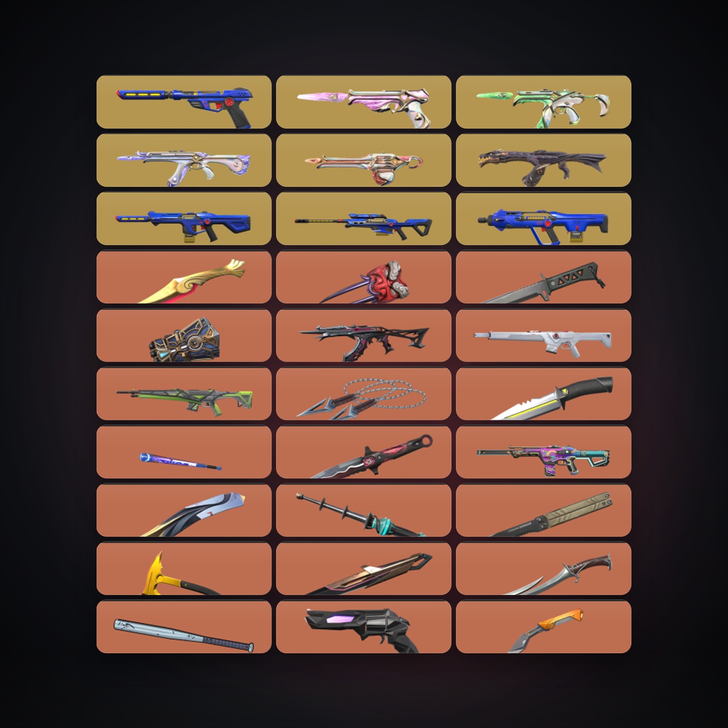 EU Plat 1 locker — 50 knives, 474 skins, lvl 494 — HabibiAccounts